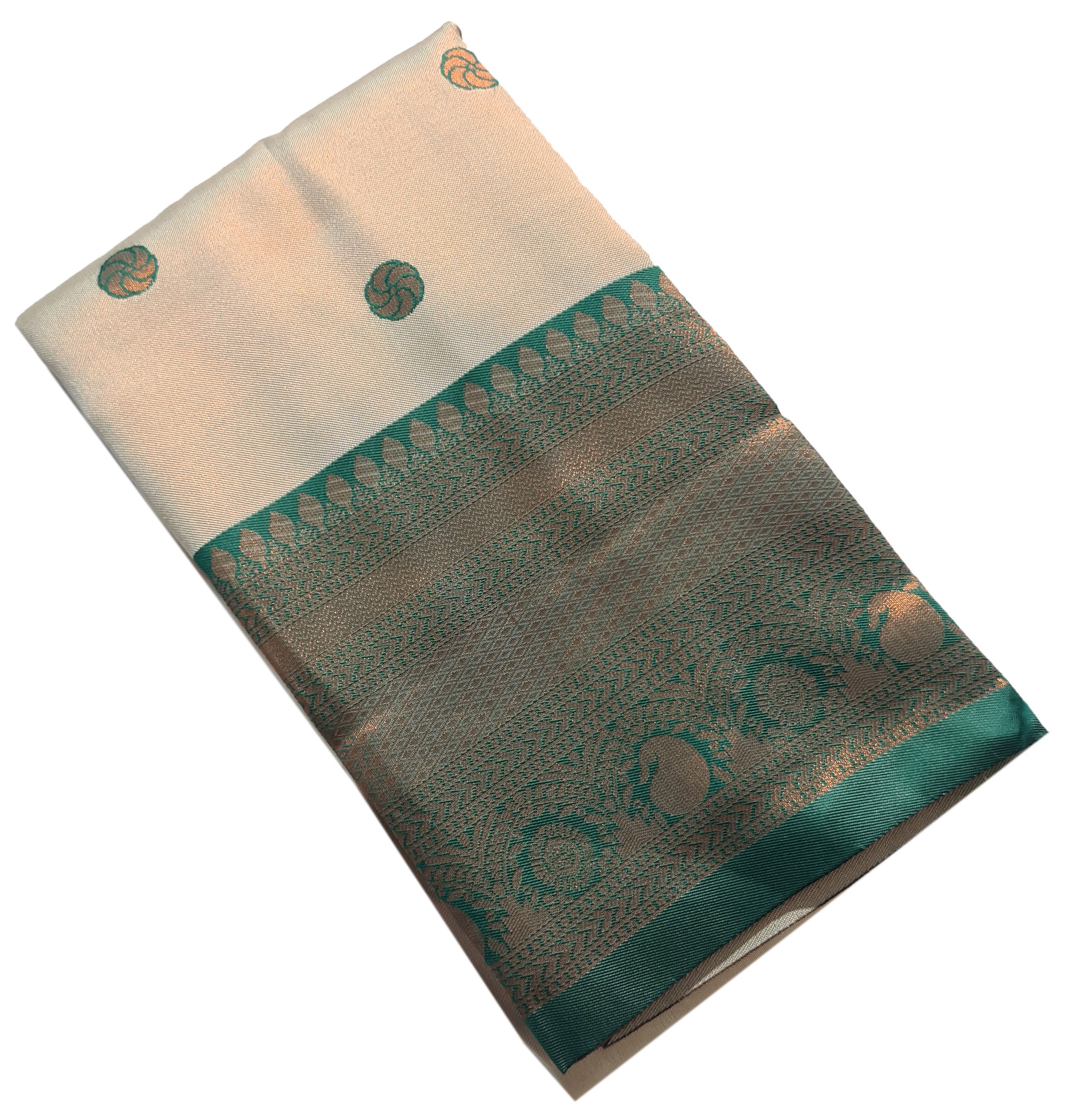 Antique Zari Butta Silk Saree