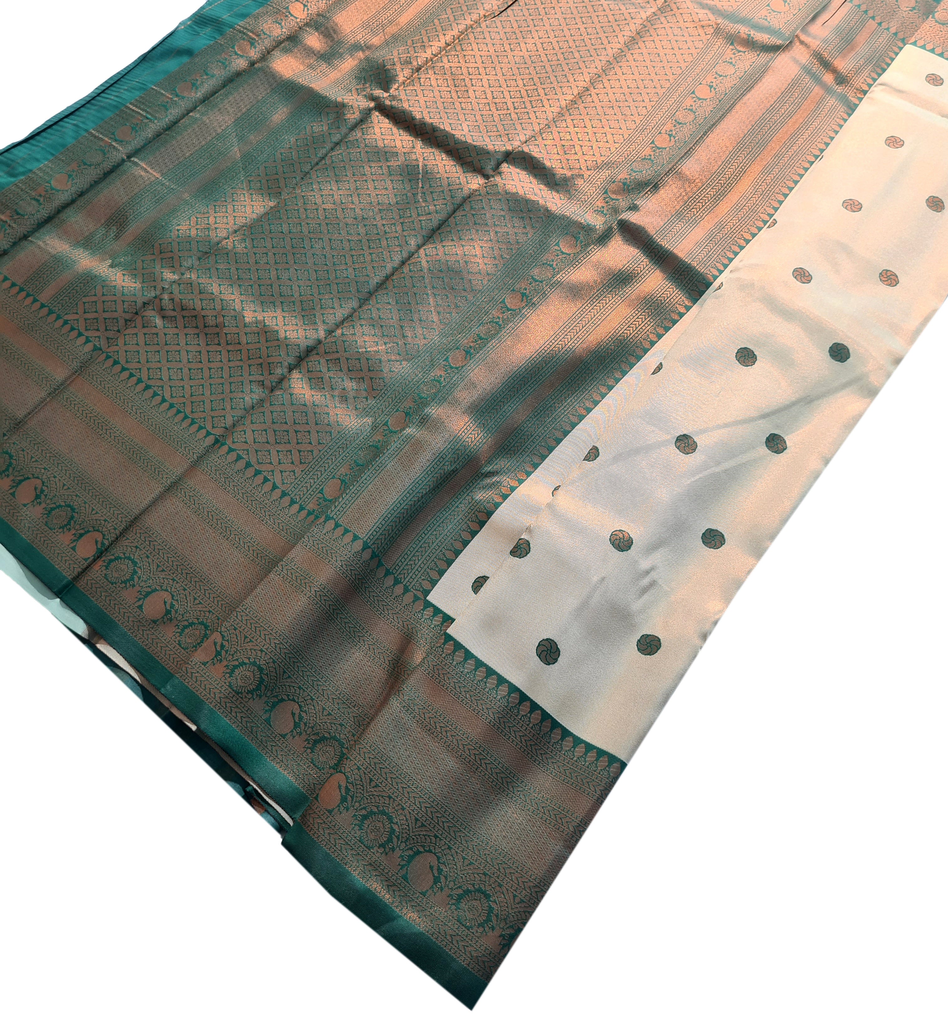 Antique Zari Butta Silk Saree