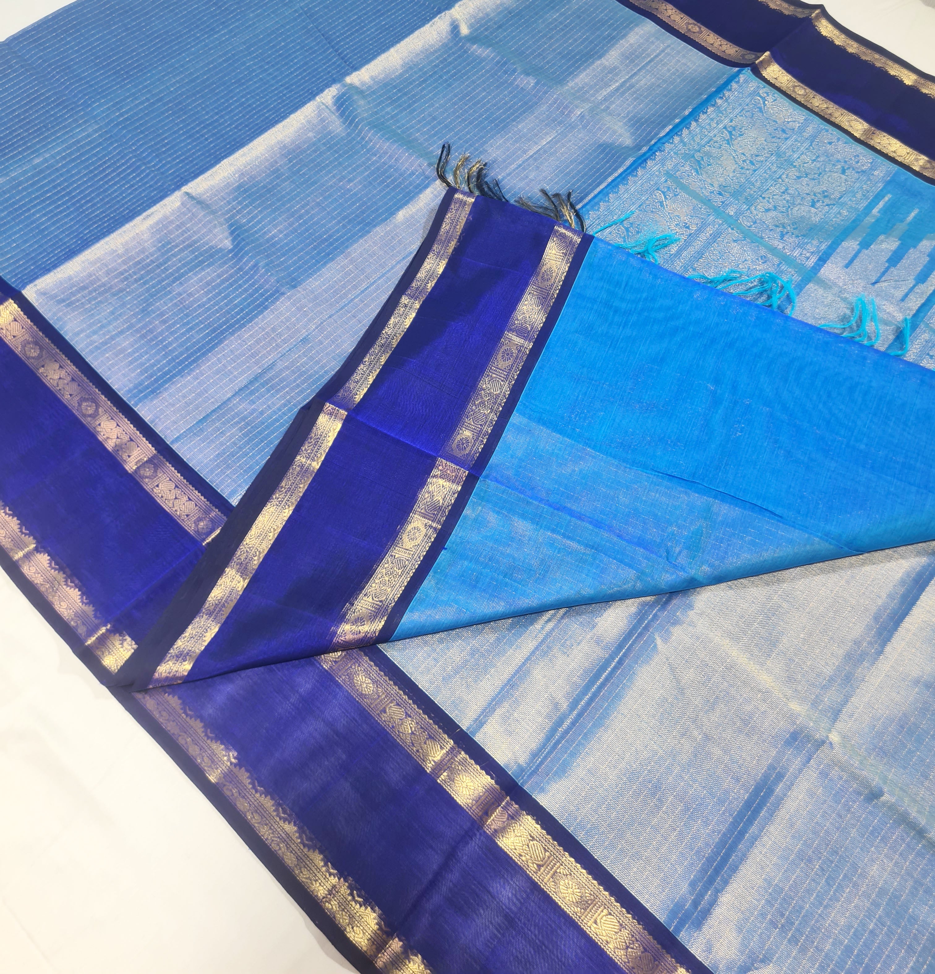Kanchipuram Pure Silk Cotton Saree
