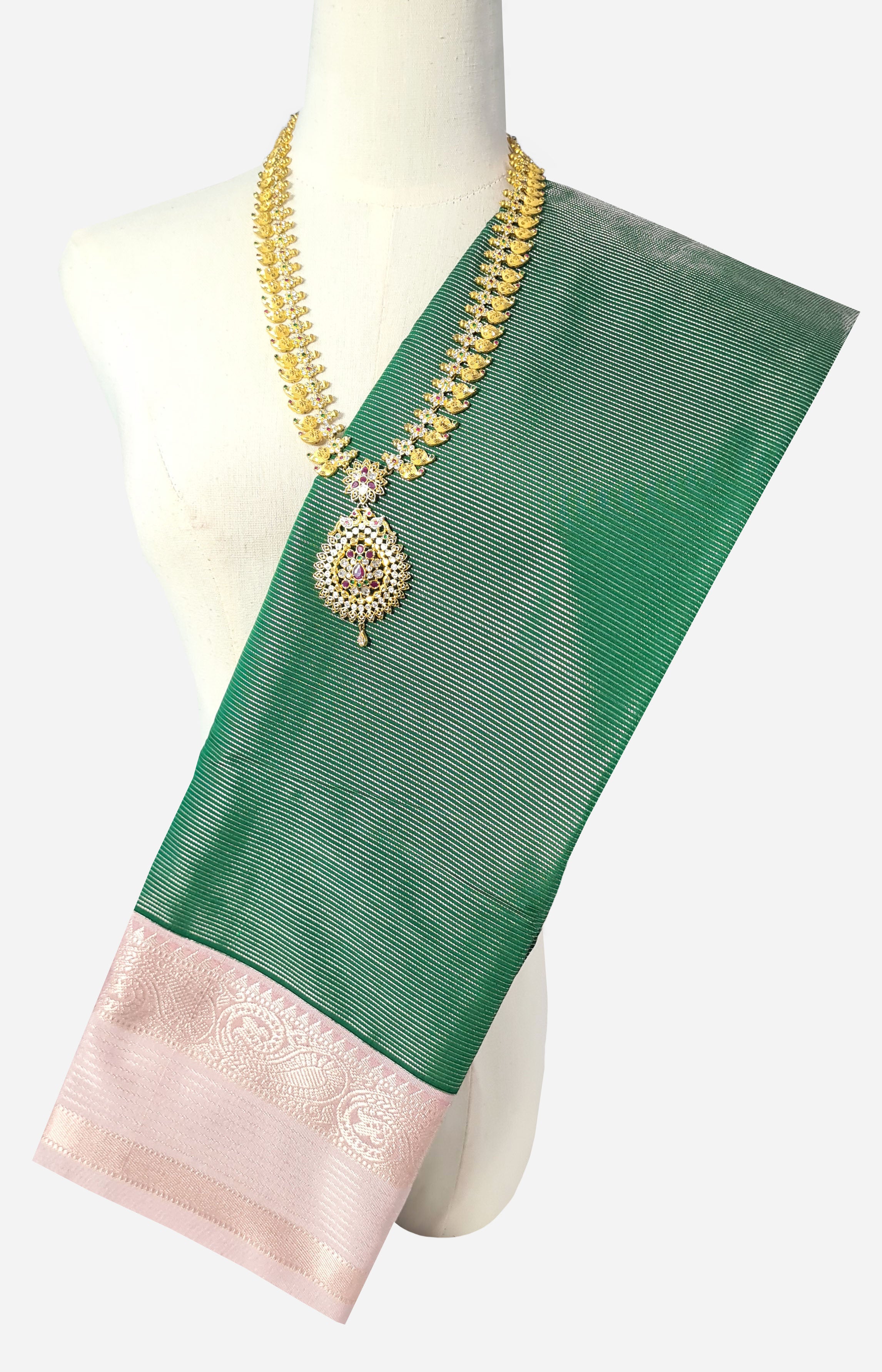 Vairaoosi Kanchi Vegan Silk Saree