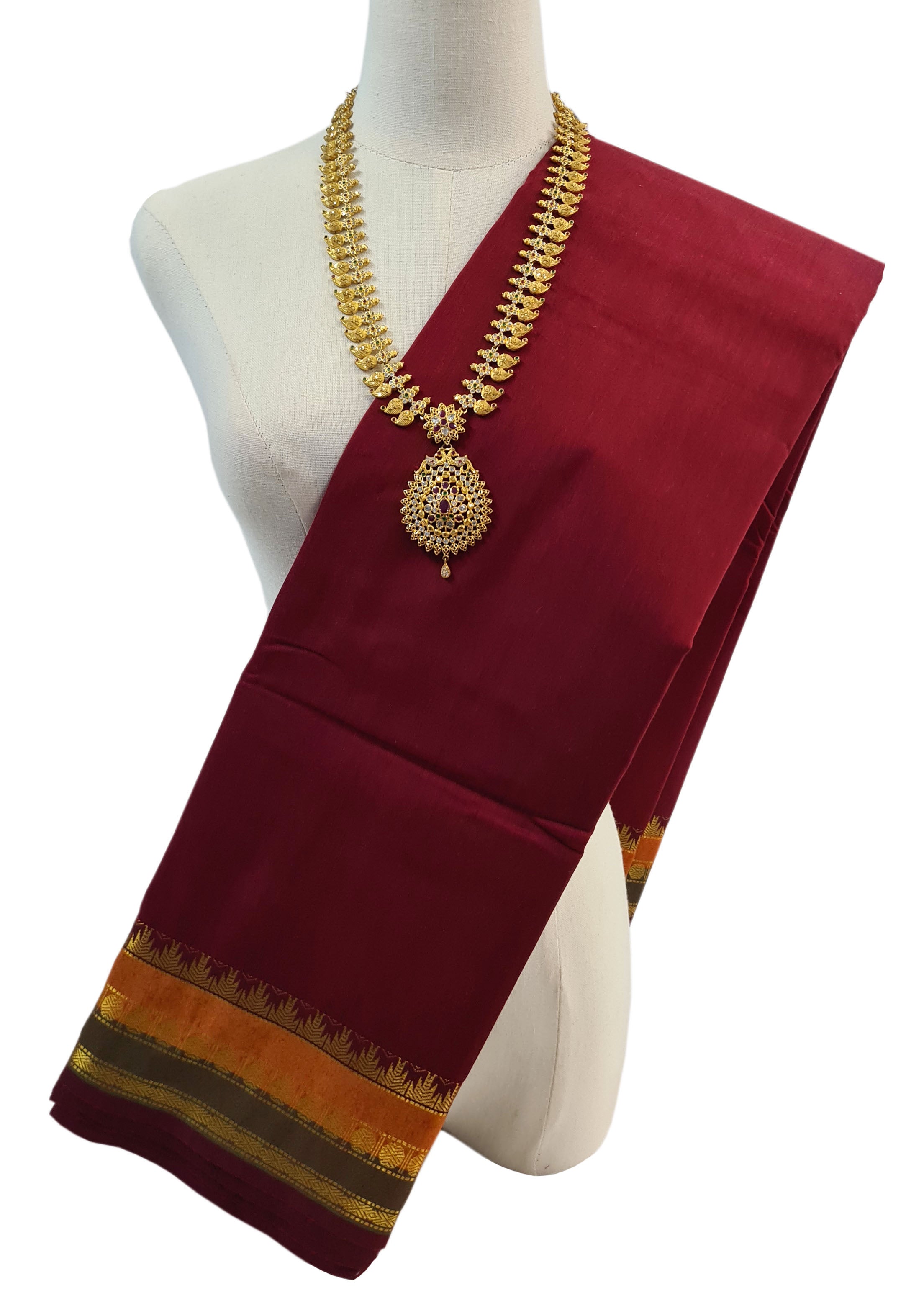 Vairaoosi Agarlic Cotton Silk Sarees