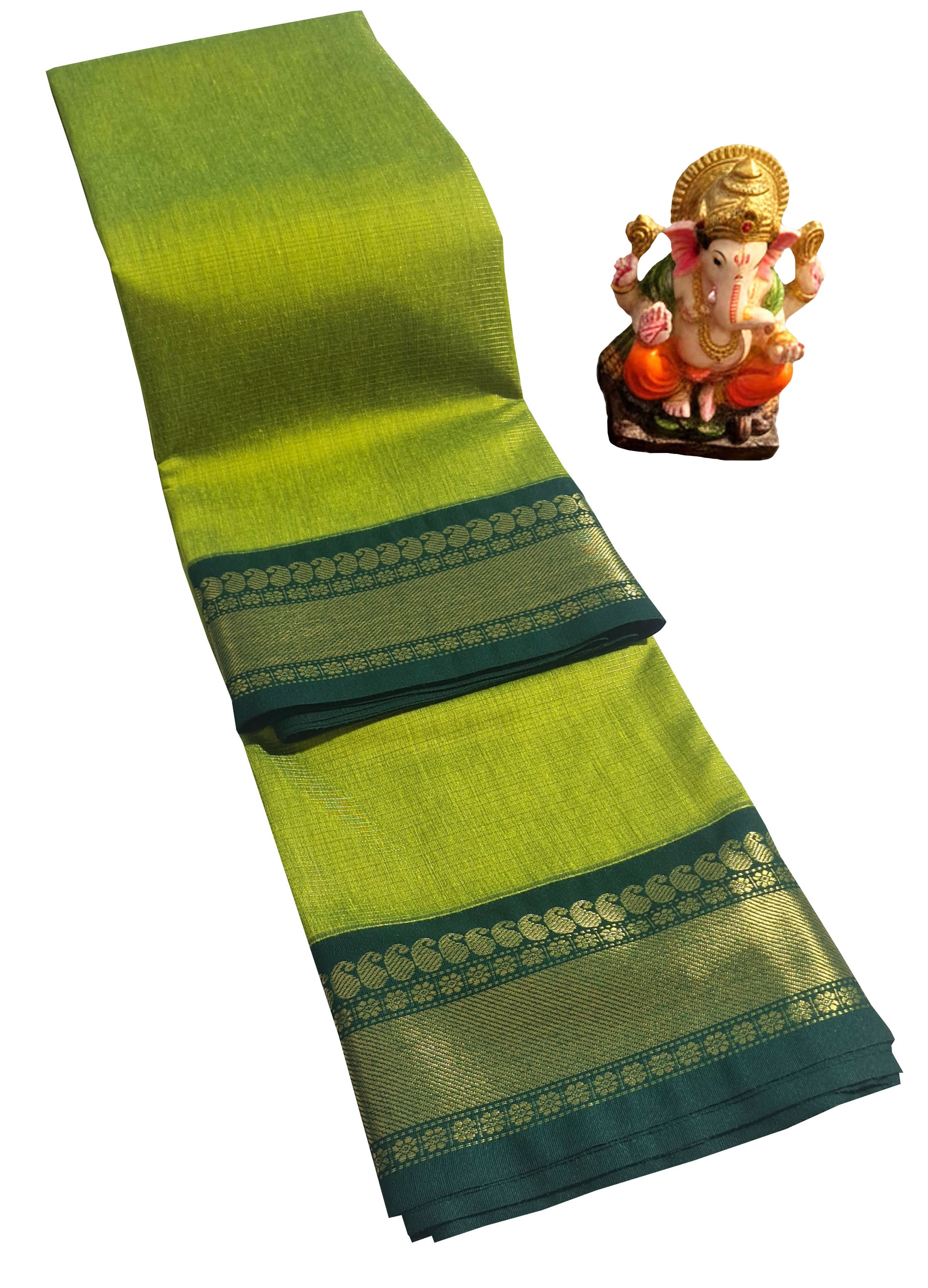 Vairaoosi Kanchipuram Agarlic Cotton Sarees