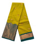 Kanchi Vegan Silk Saree With Contrast Blouse and Rich Jari Pallu