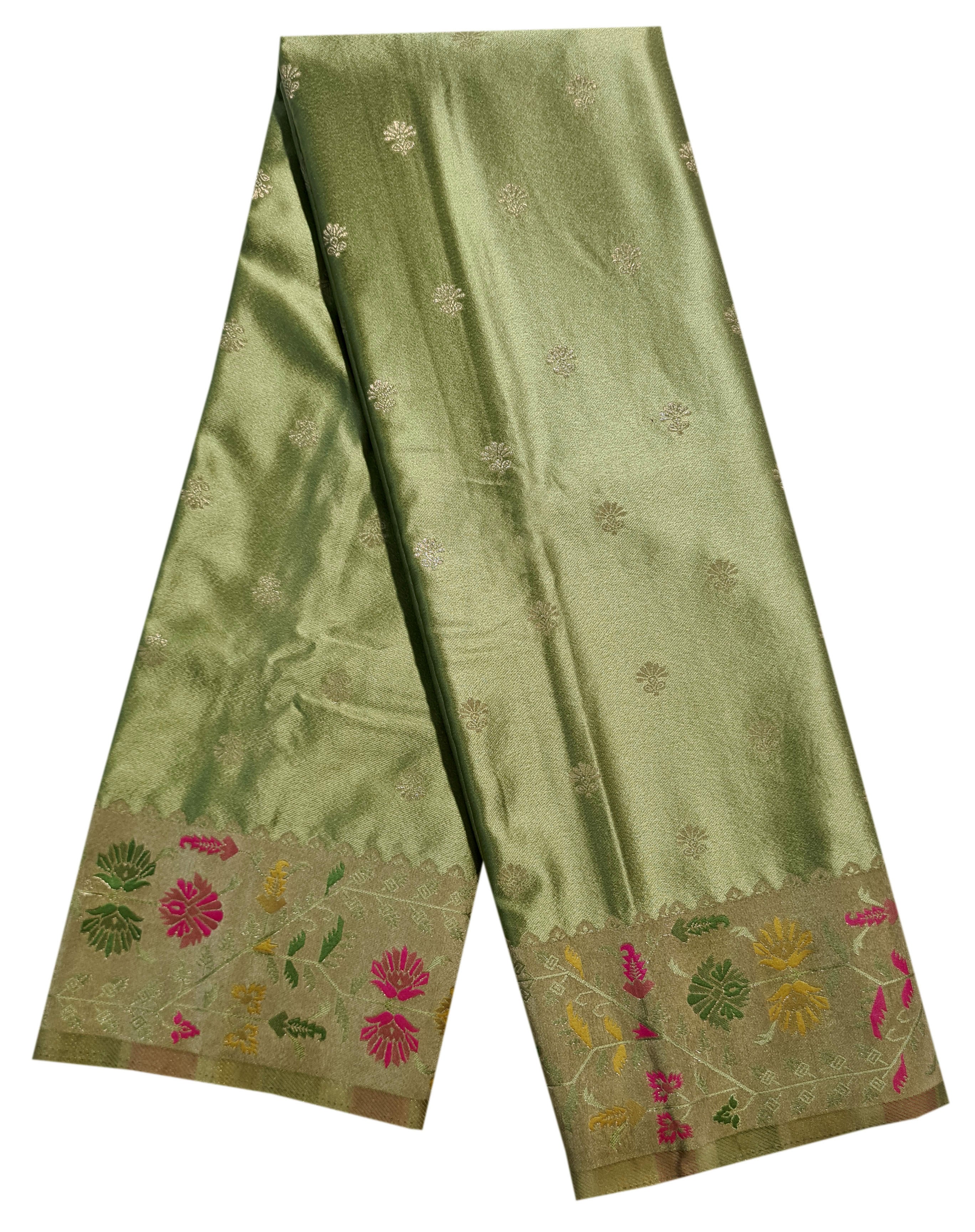 Bengaluru Crape Antic Silk Meena Sarees
