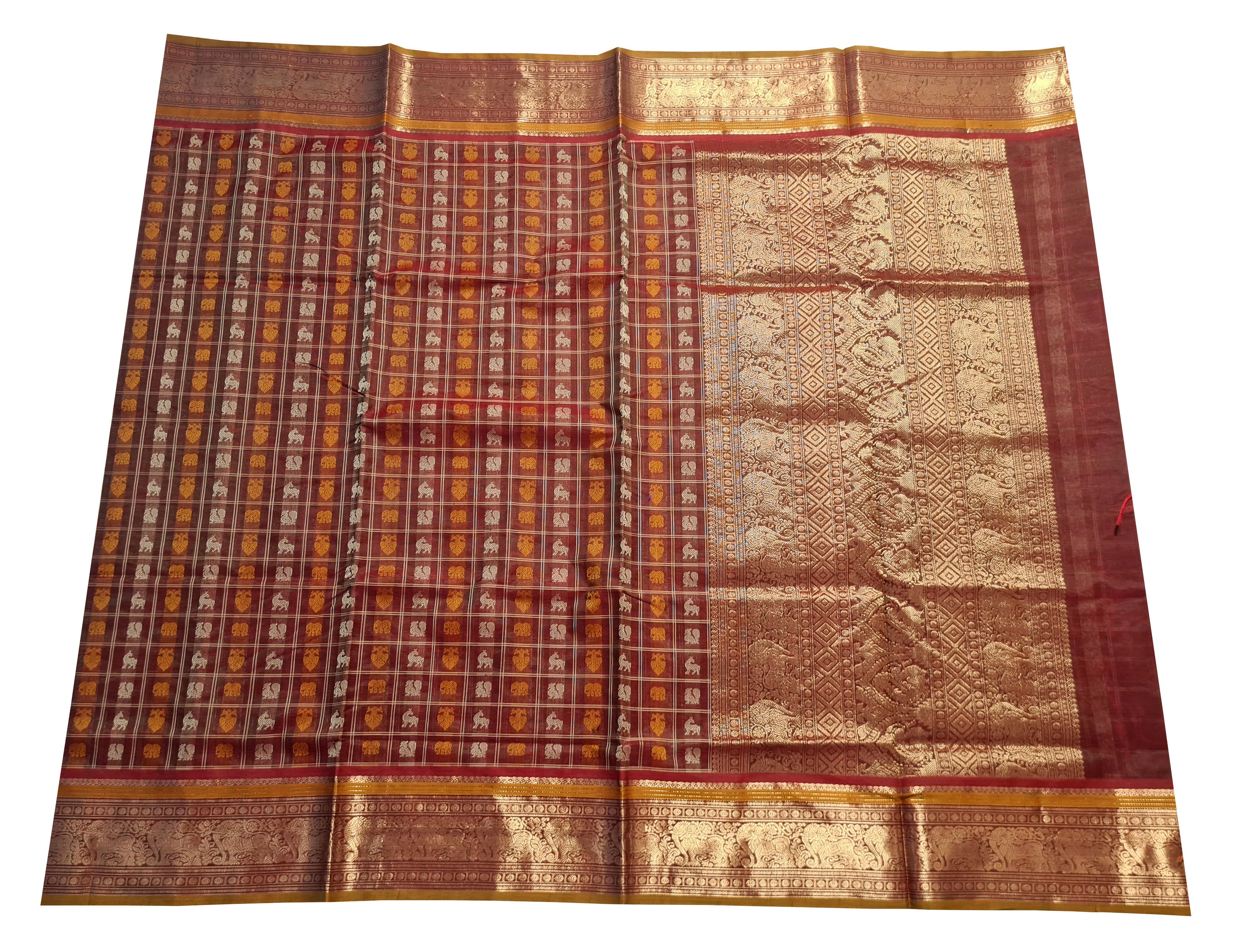 Kanchipuram Pure Silk Cotton Saree