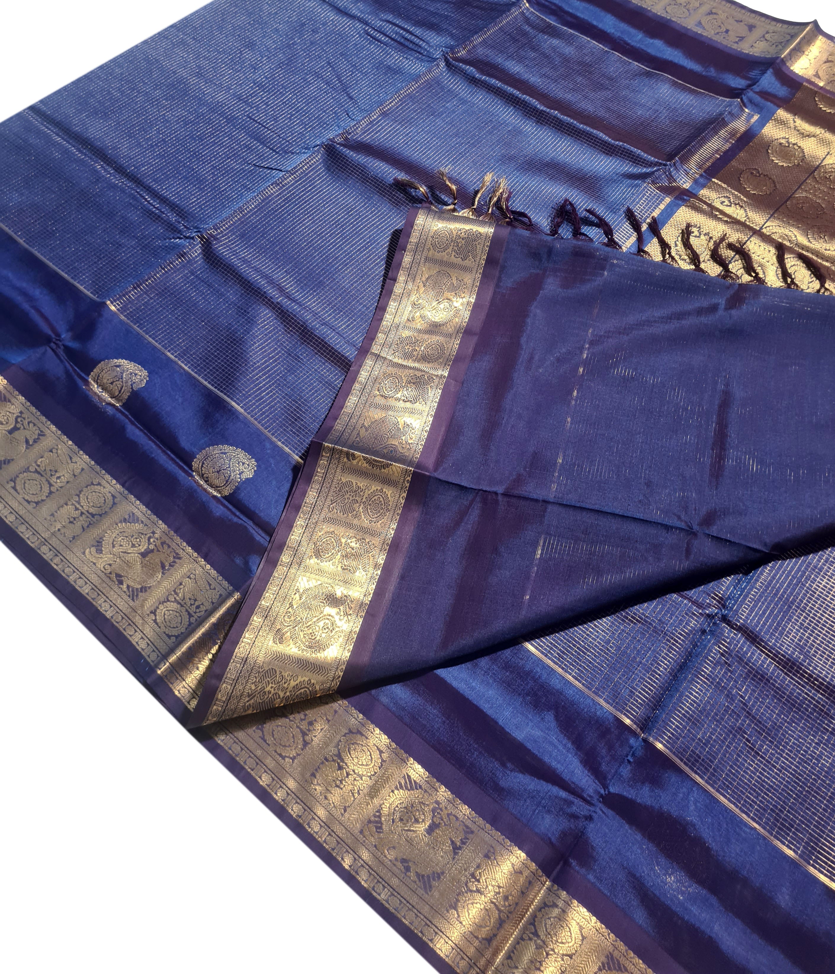 Kanchipuram Pure Silk Cotton Saree
