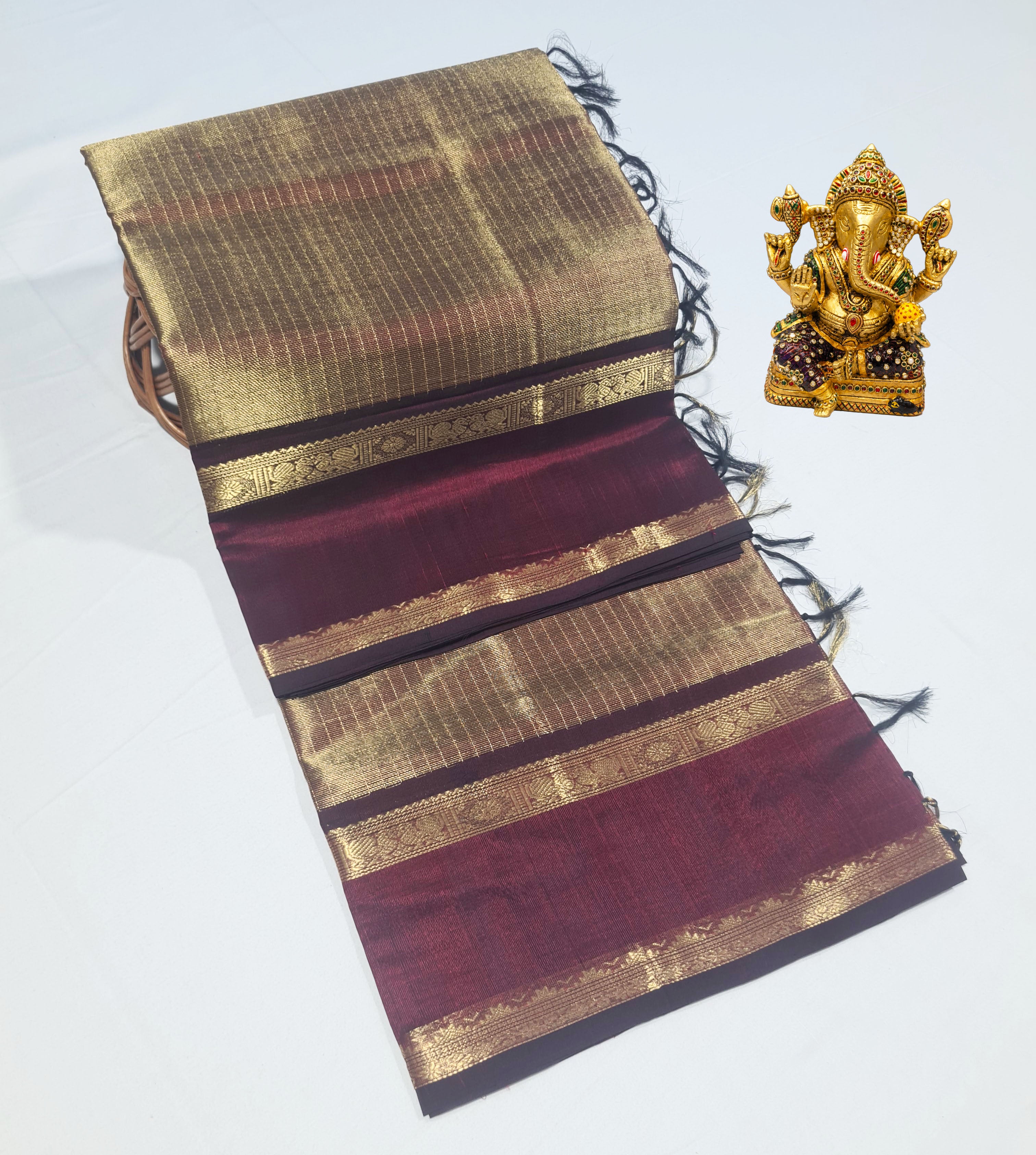 Kanchipuram Pure Silk Cotton Saree