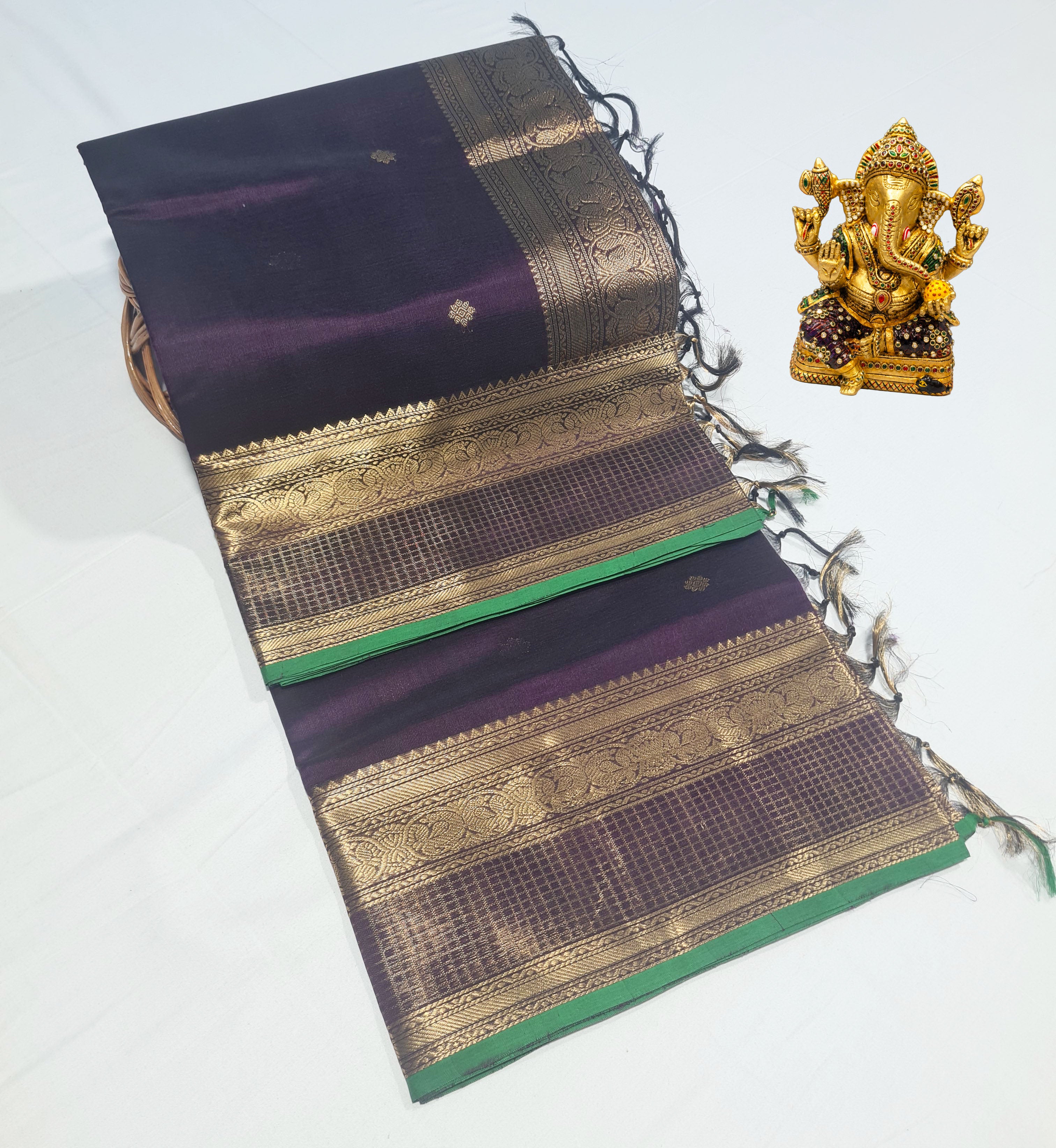 Kanchipuram Pure Silk Cotton Saree