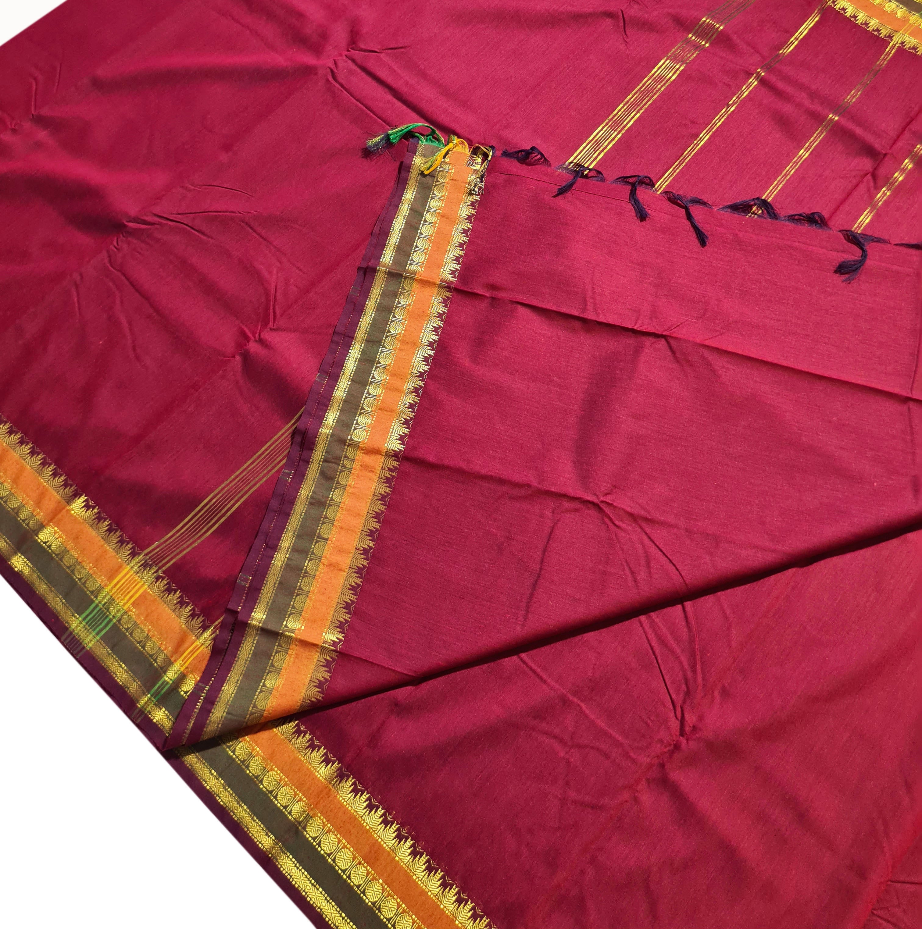 Vairaoosi Agarlic Cotton Silk Sarees