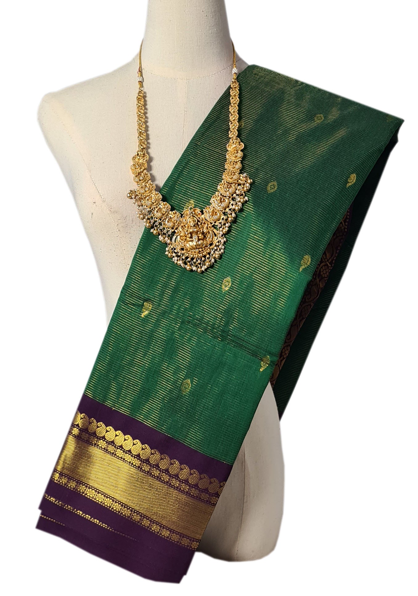 Vairaoosi Kanchipuram Pure Cotton Sarees