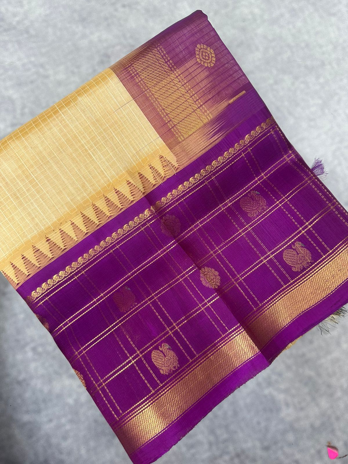 Kanchipuram Pure Silk Cotton Saree