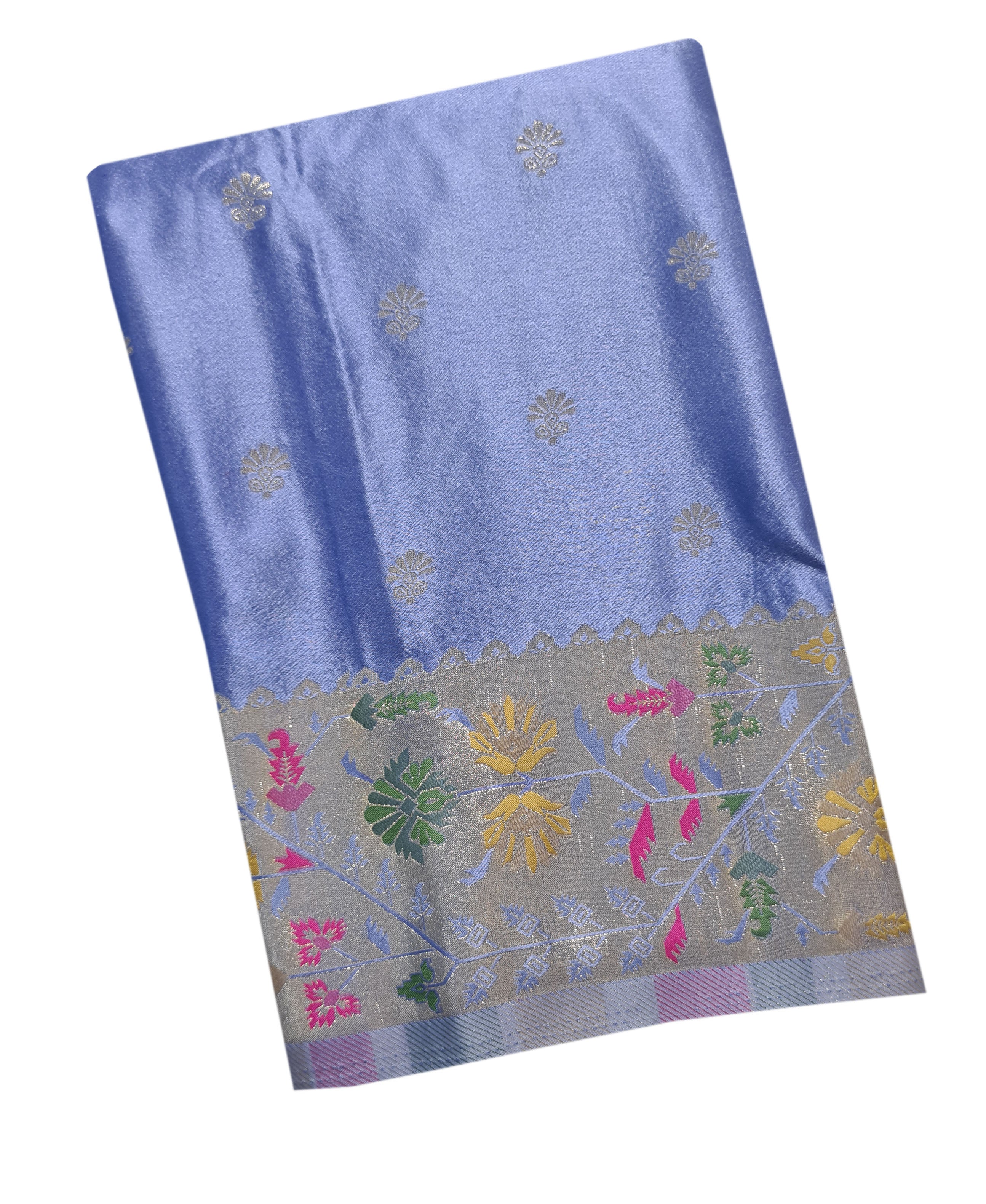 Bengaluru Crape Antic Silk Meena Sarees
