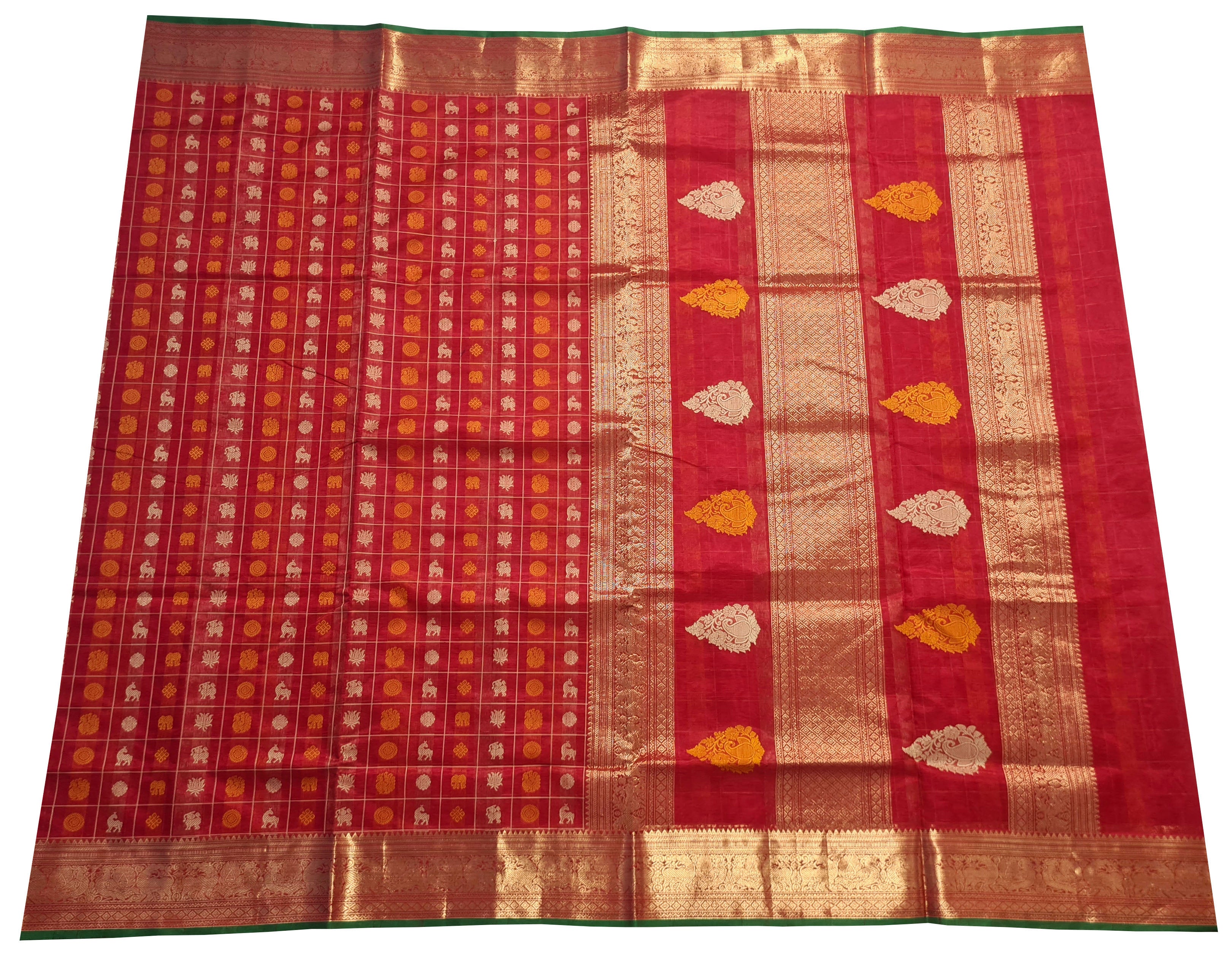 Kanchipuram Pure Silk Cotton Saree