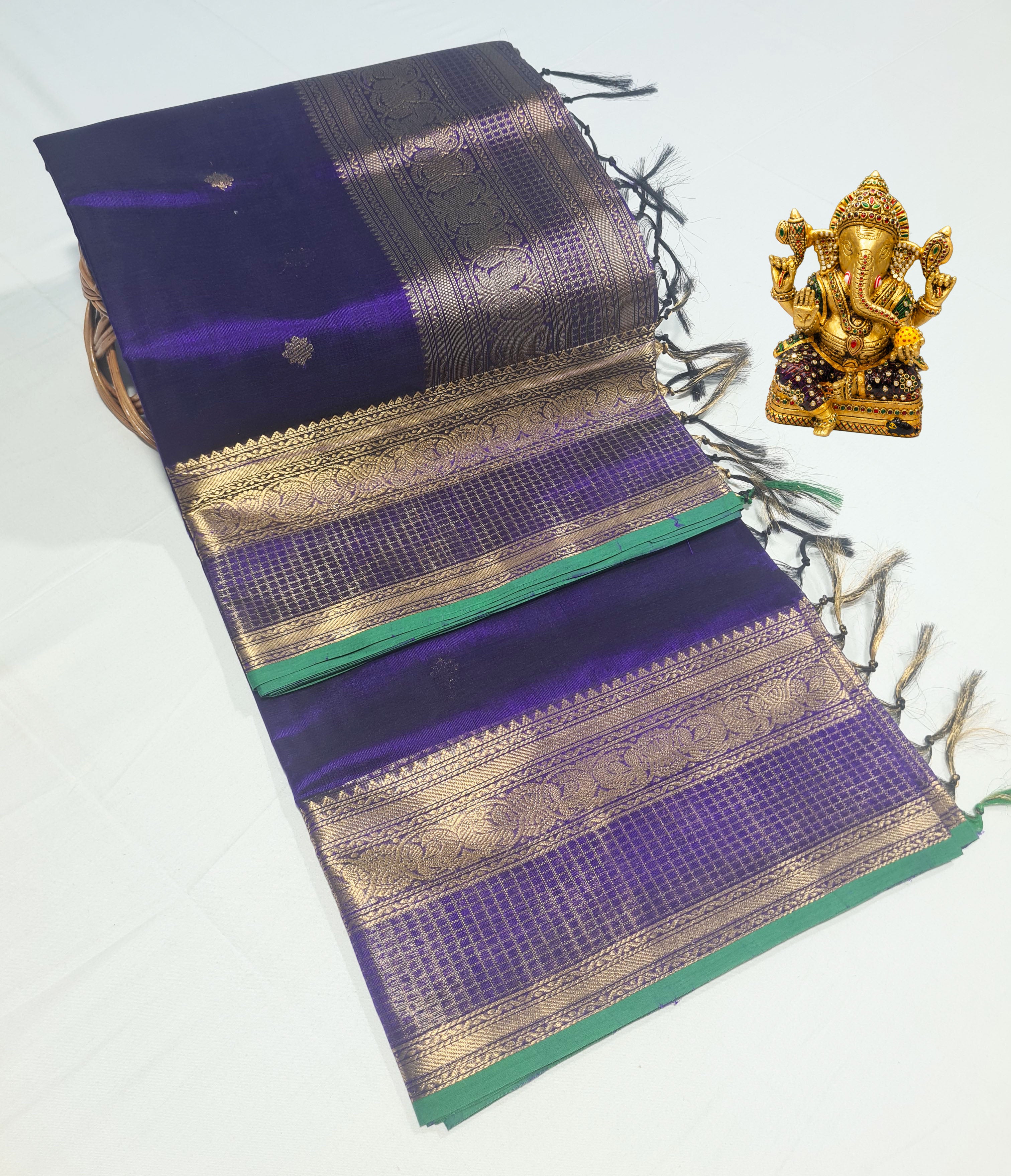Kanchipuram Pure Silk Cotton Saree
