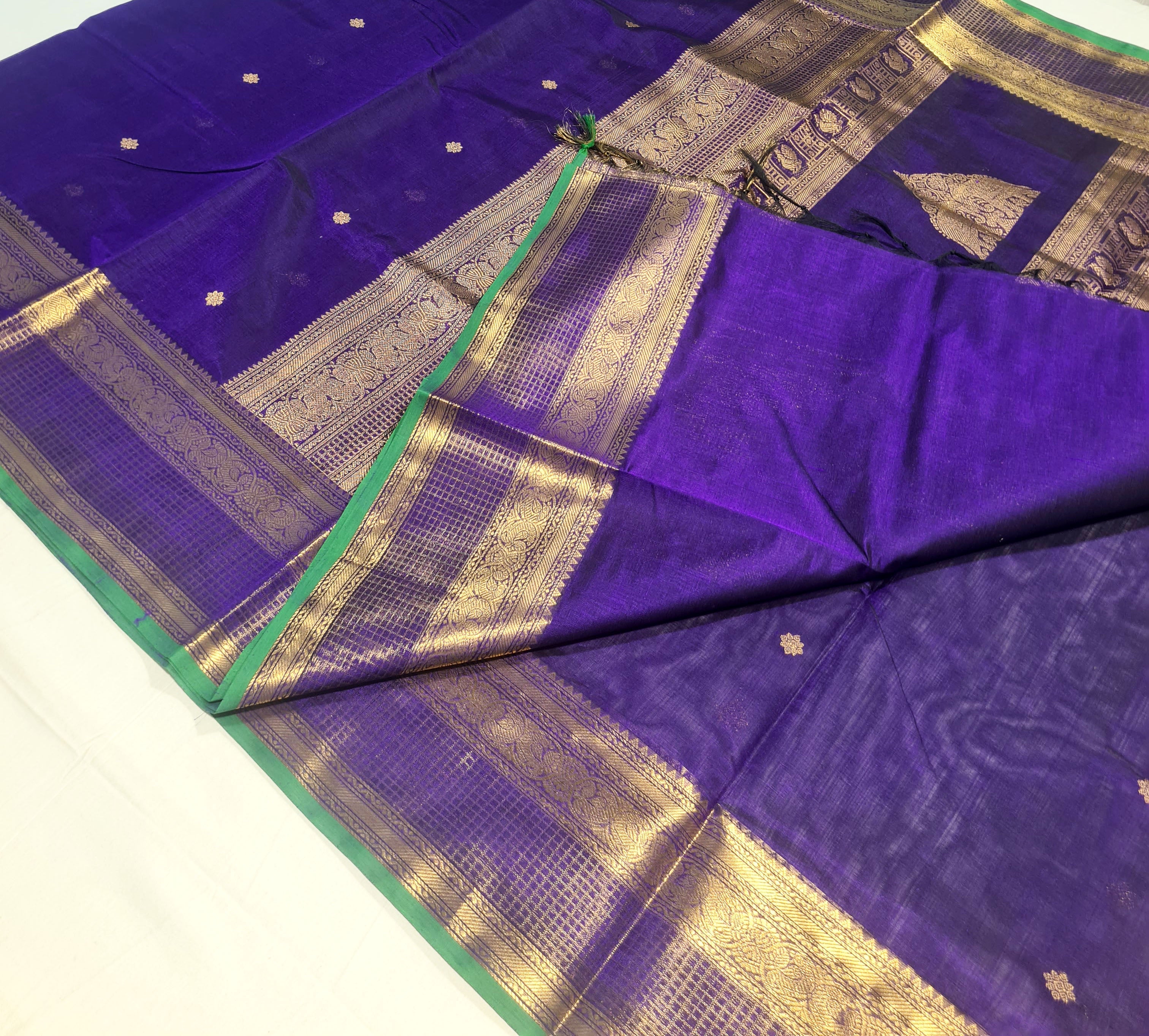 Kanchipuram Pure Silk Cotton Saree