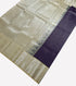 Kanchi Vegan Silk Saree With Contrast Blouse and Rich Jari Pallu