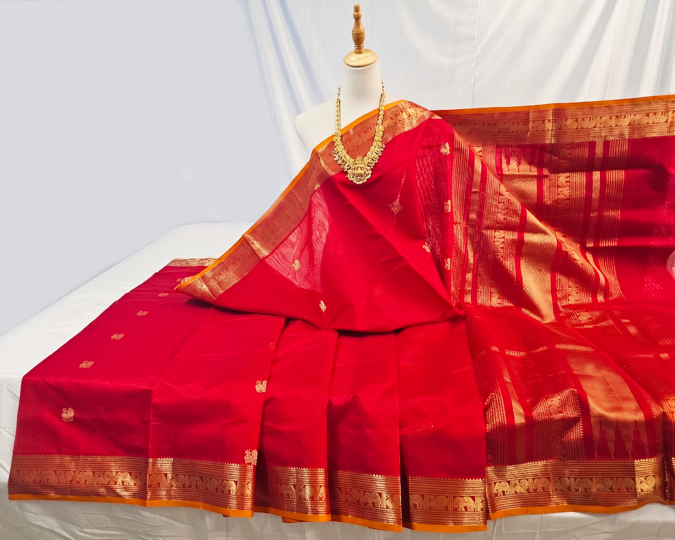 Kanchipuram Pure Silk Cotton Saree