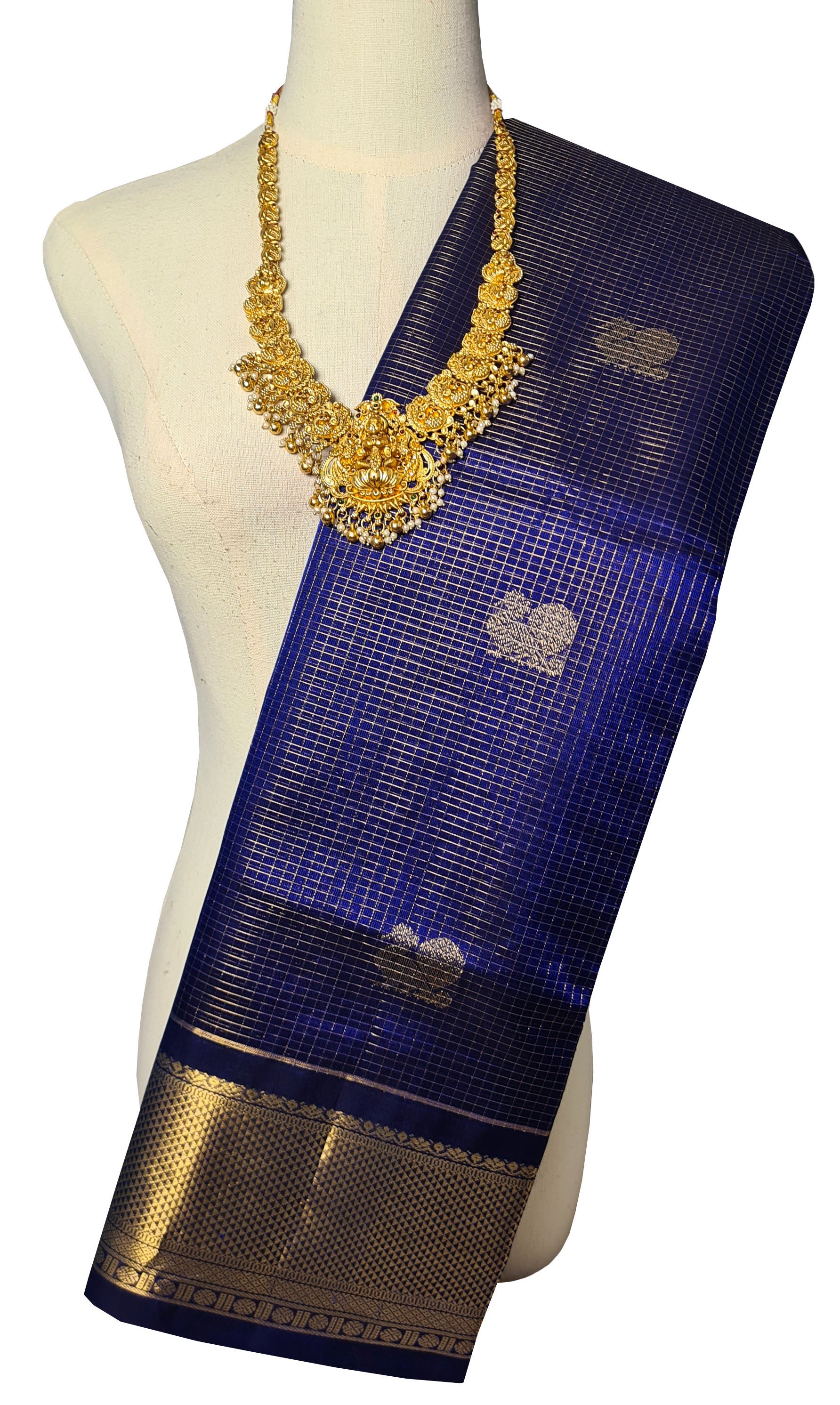 Vairaoosi Kanchipuram Pure Silk Cotton Saree