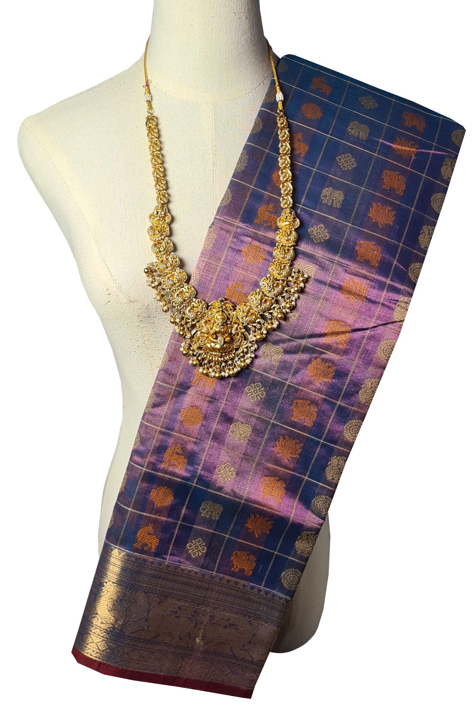 Kanchipuram Pure Silk Cotton Saree