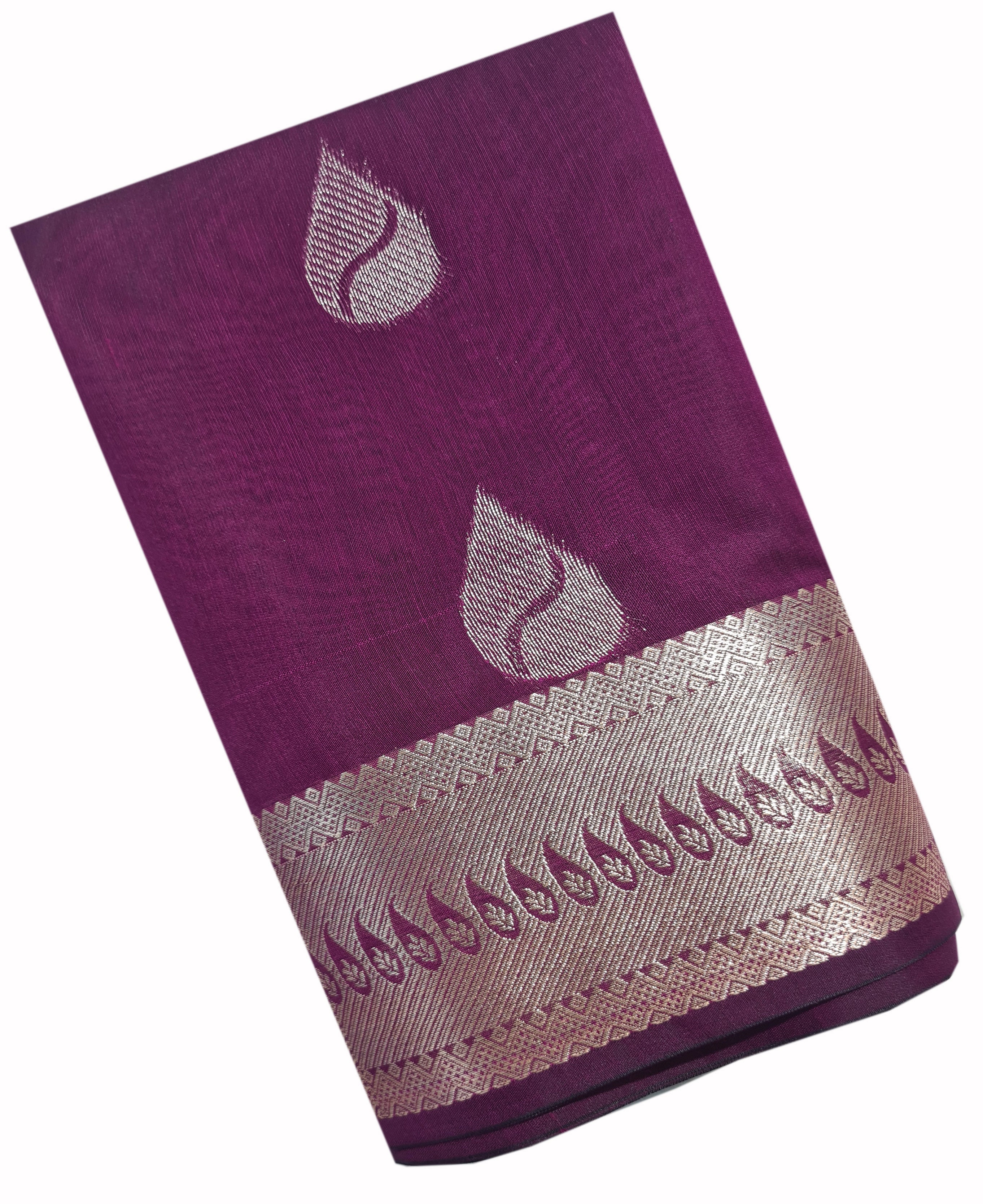 Zakat Border Cotton Sarees