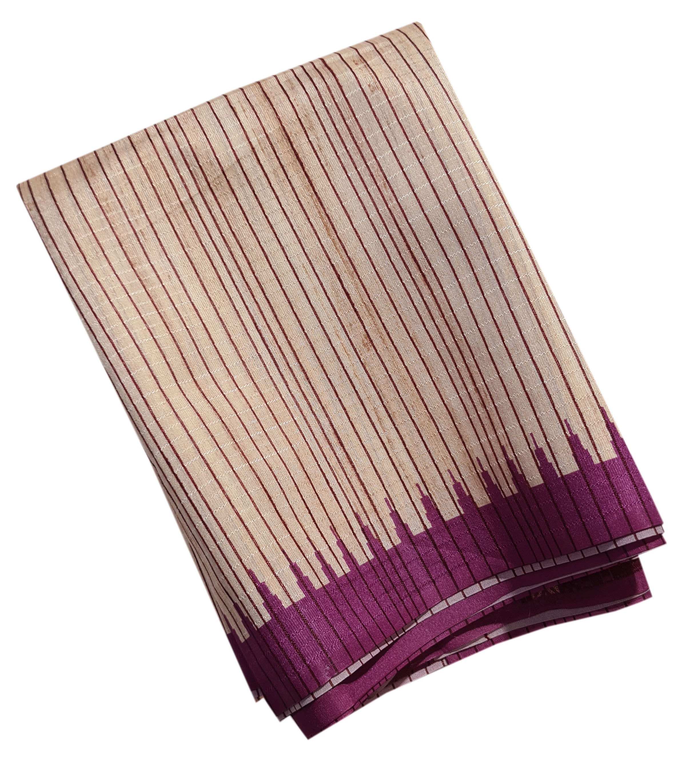 Semi tussar Antic Design Sarees