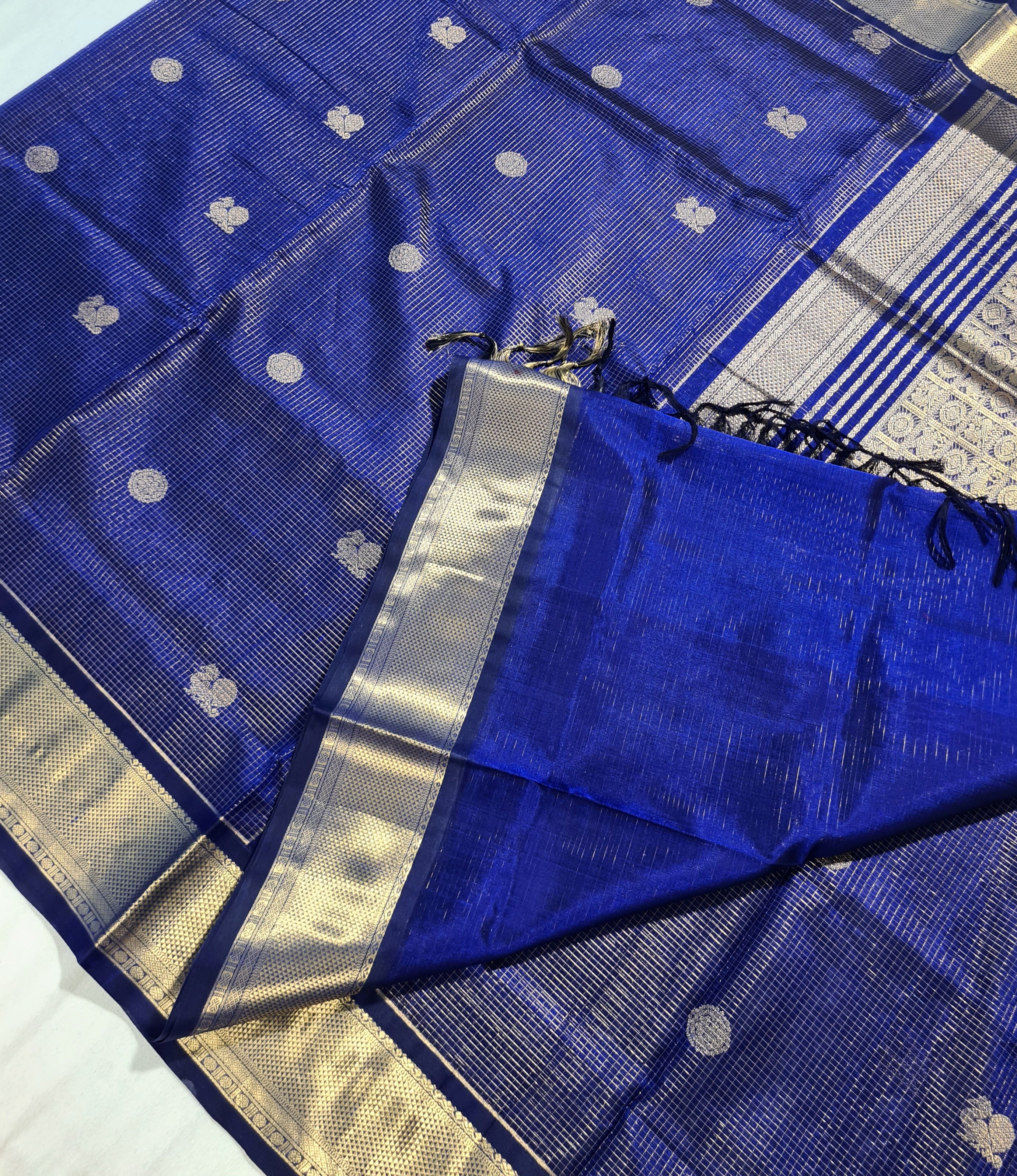 Vairaoosi Kanchipuram Pure Silk Cotton Saree