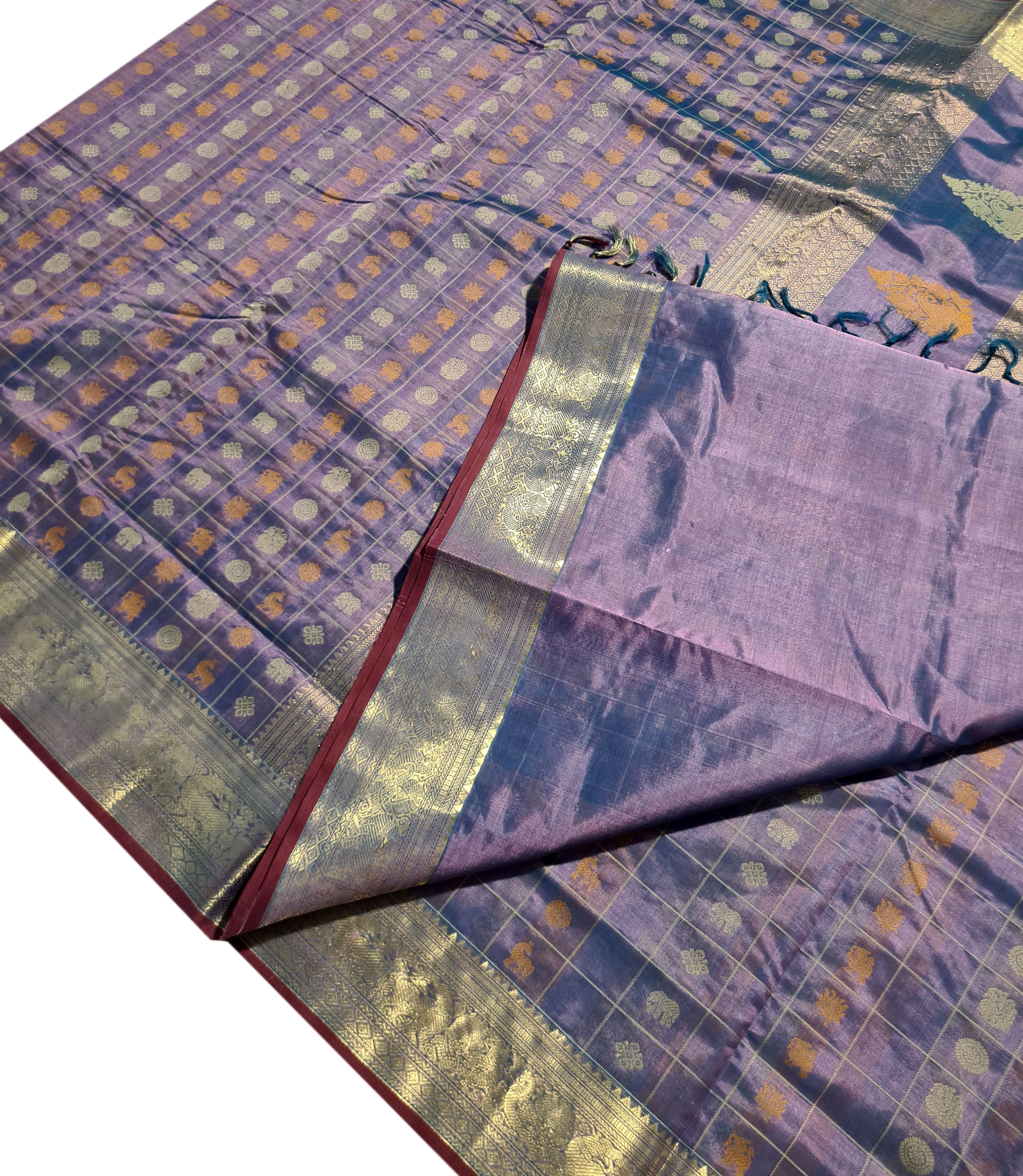 Kanchipuram Pure Silk Cotton Saree