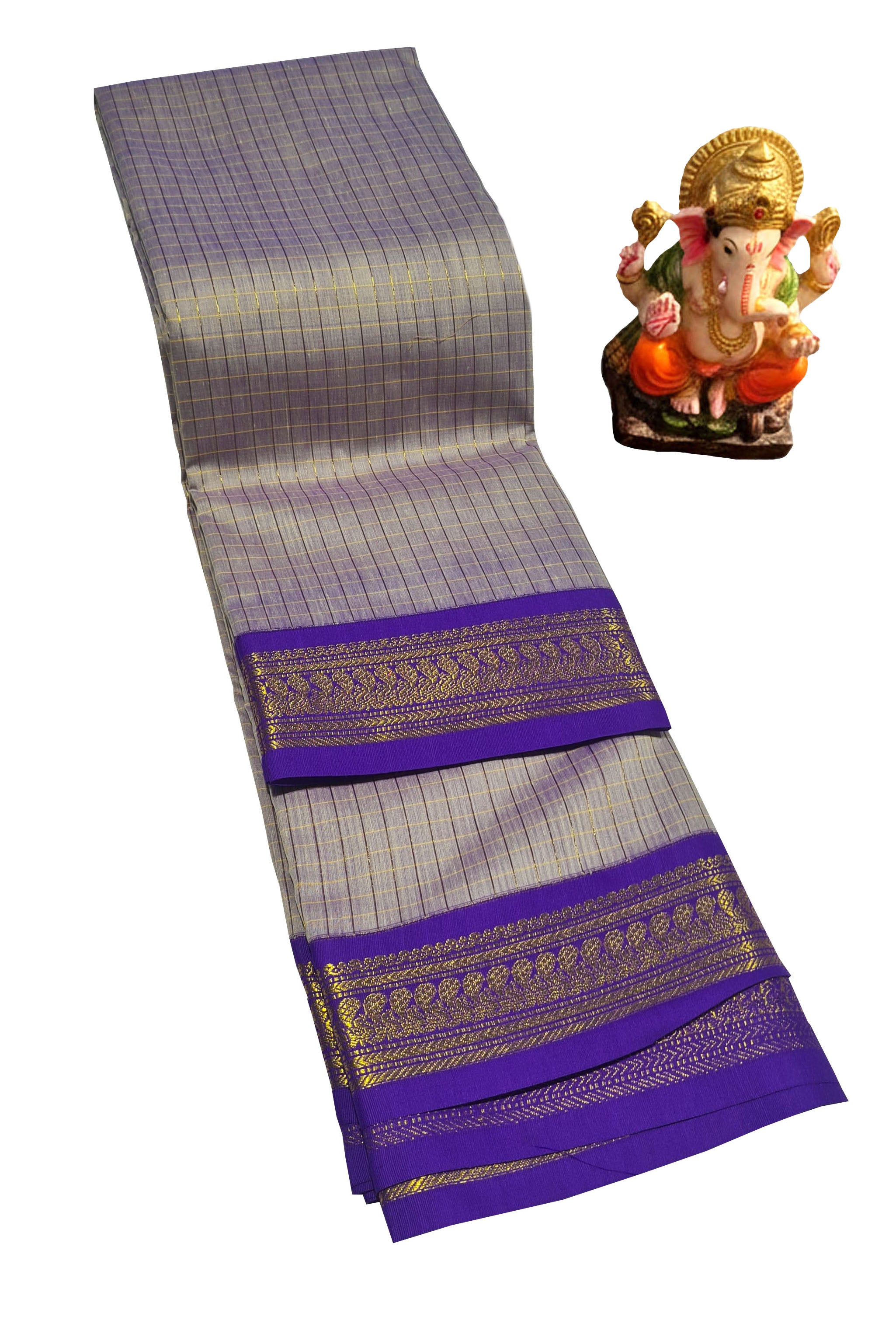 Kanchipuram Agarlic Cotton Sarees