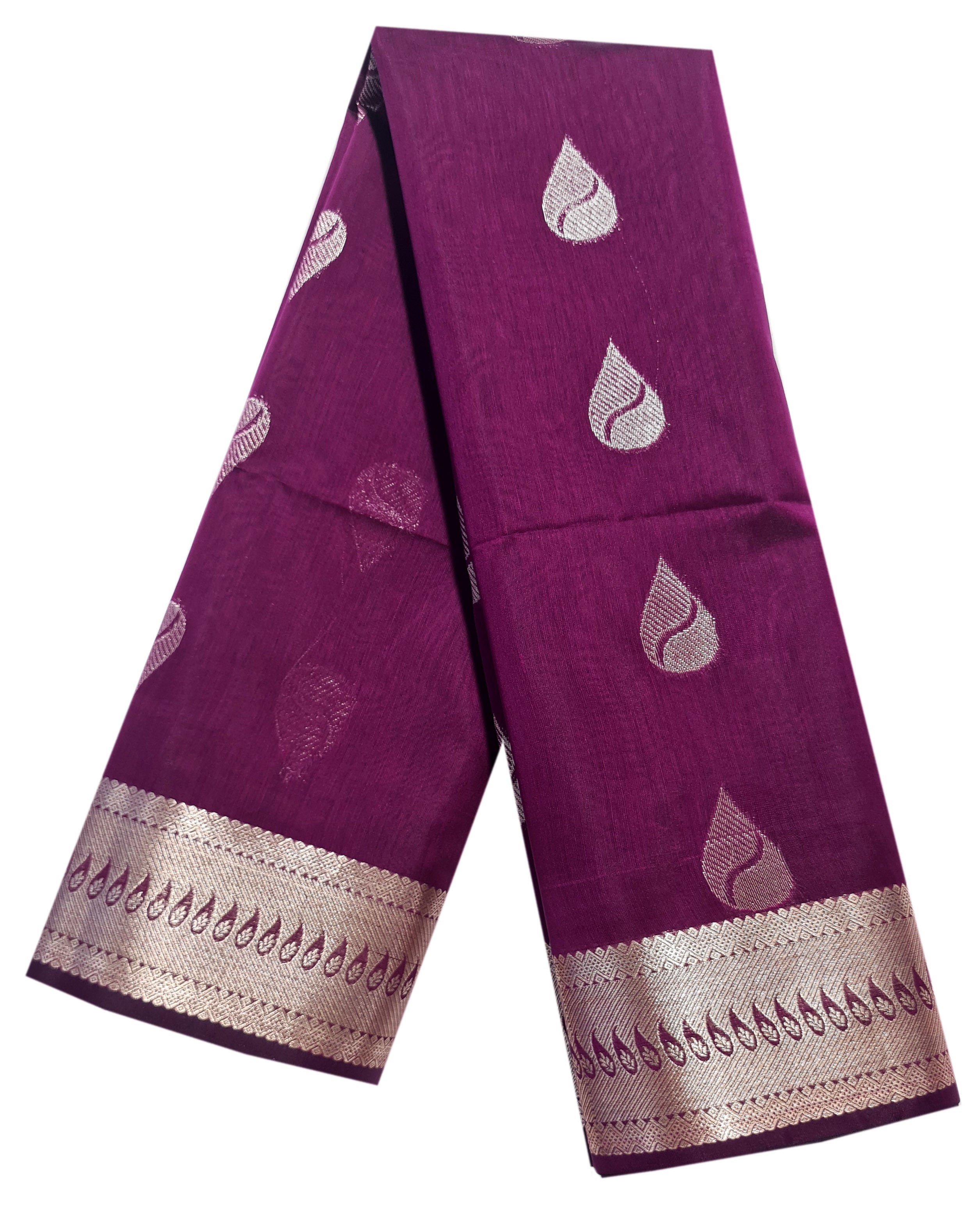 Zakat Border Cotton Sarees