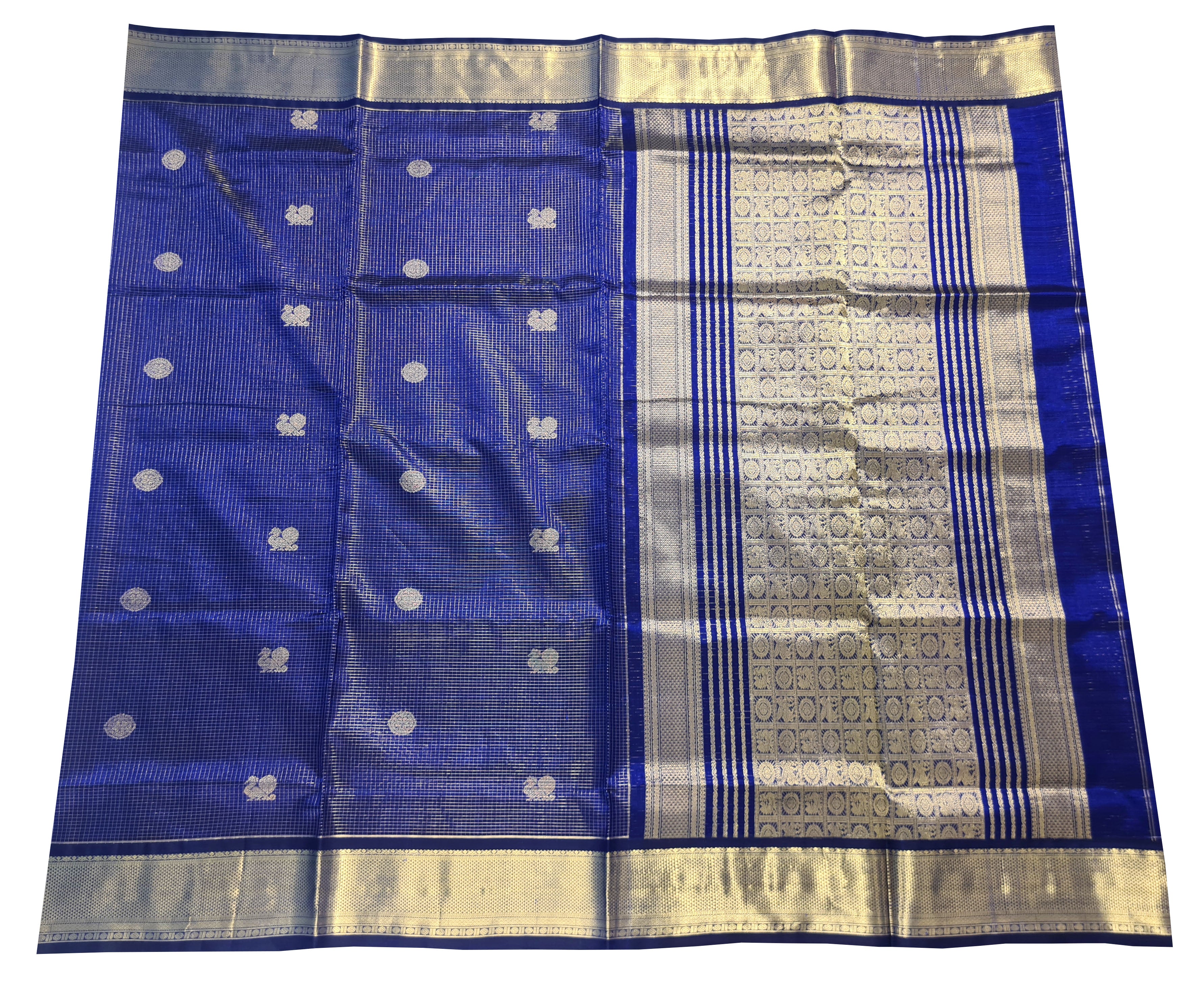 Vairaoosi Kanchipuram Pure Silk Cotton Saree