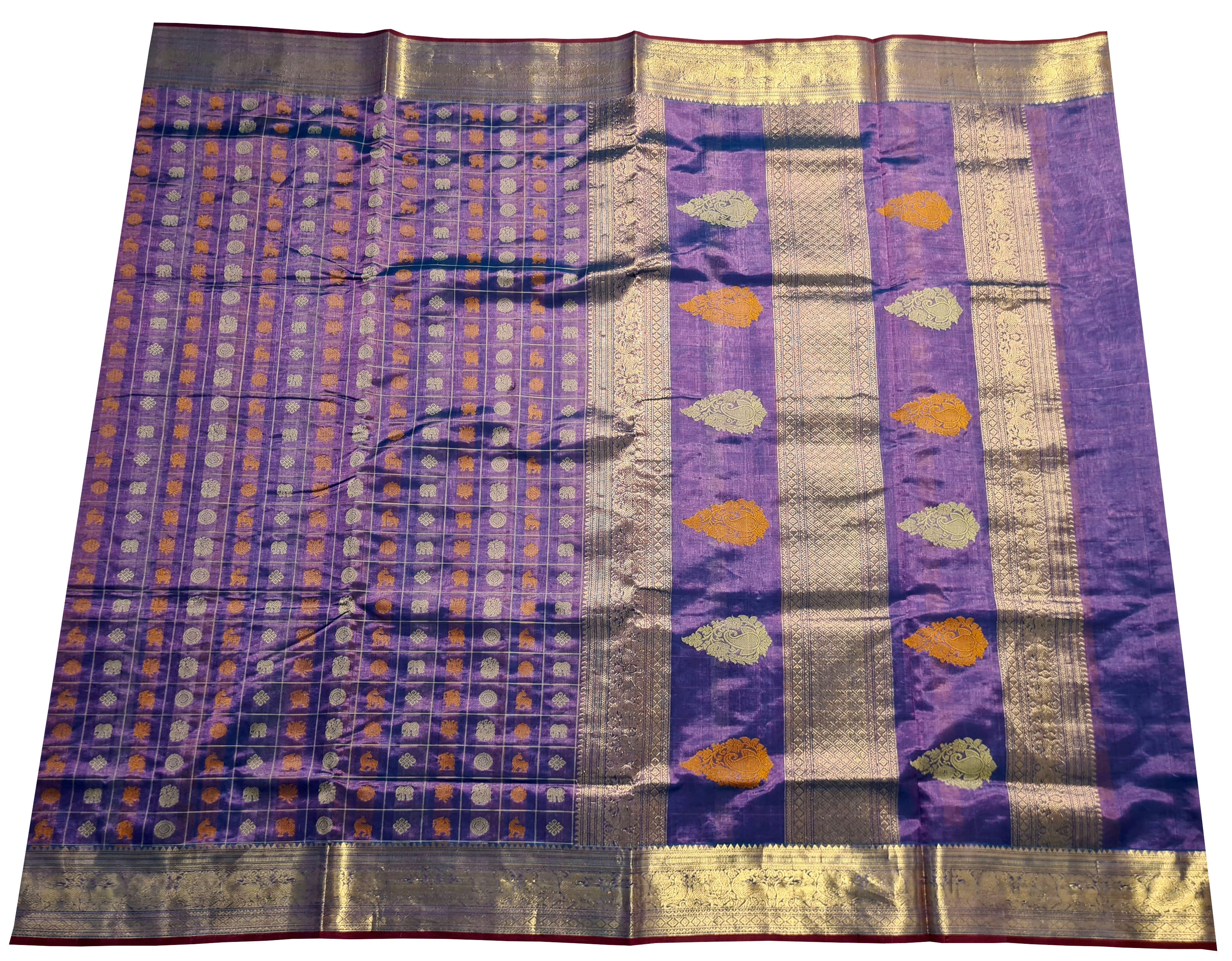 Kanchipuram Pure Silk Cotton Saree