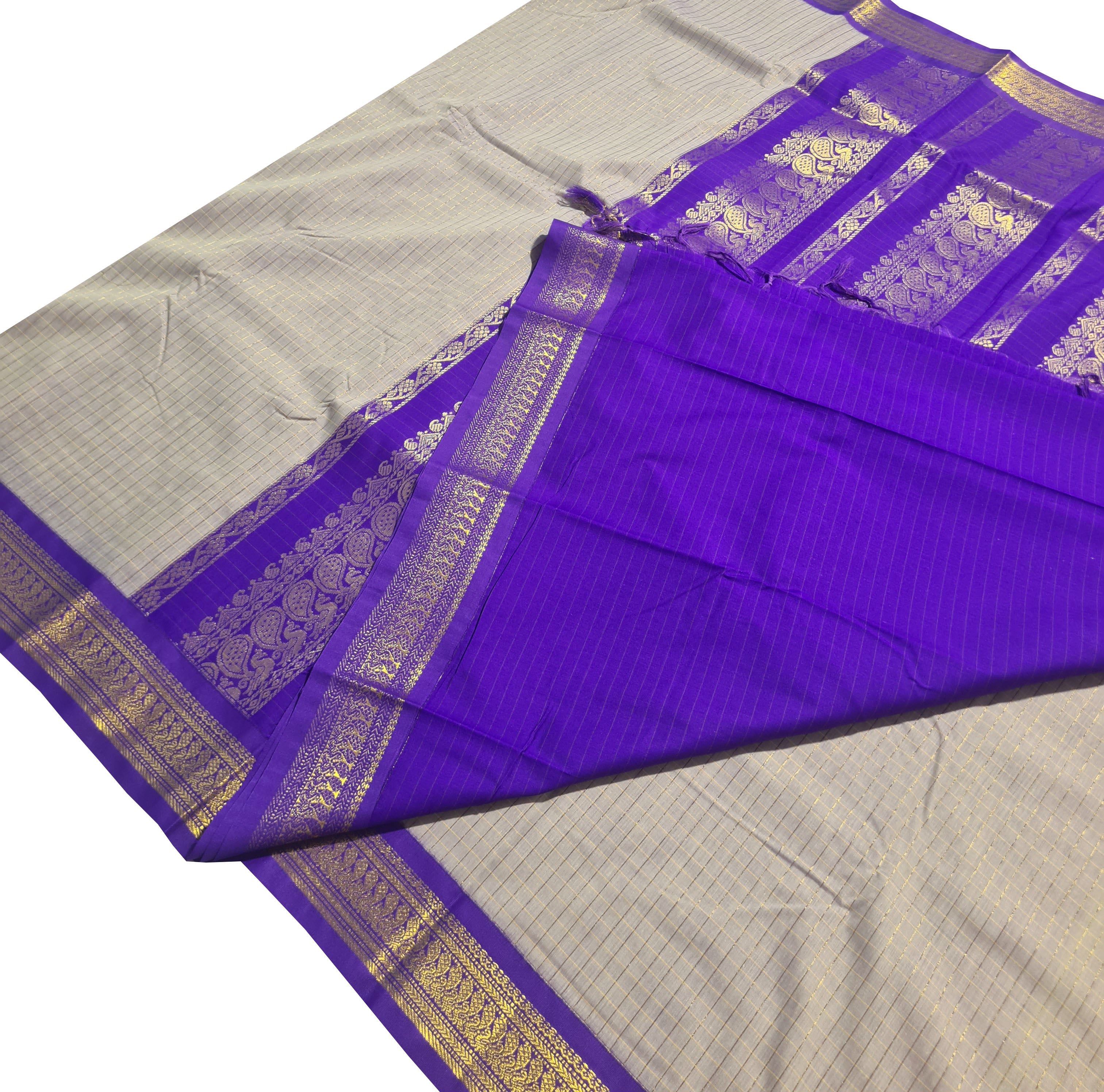 Kanchipuram Agarlic Cotton Sarees