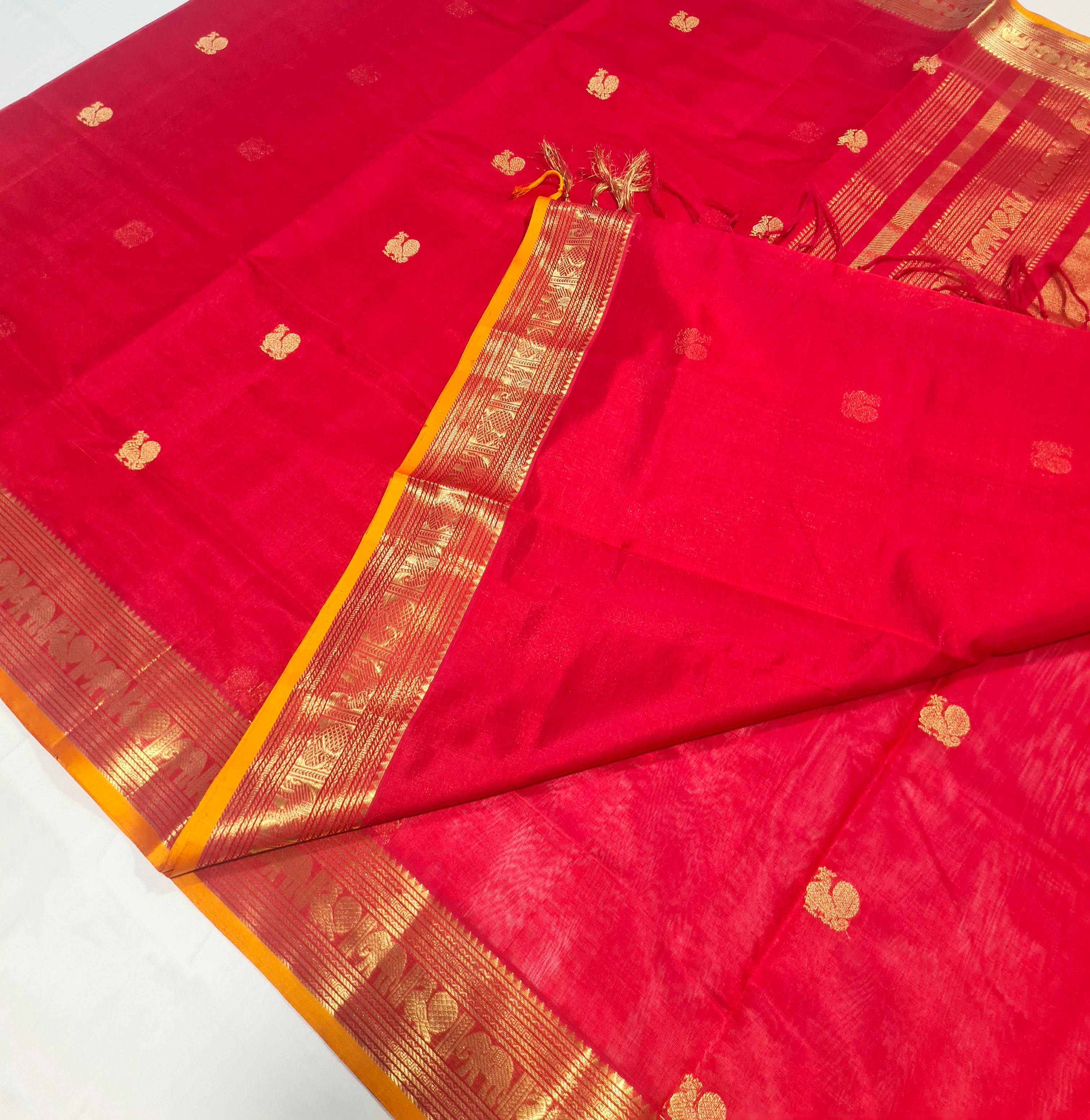 Kanchipuram Pure Silk Cotton Saree