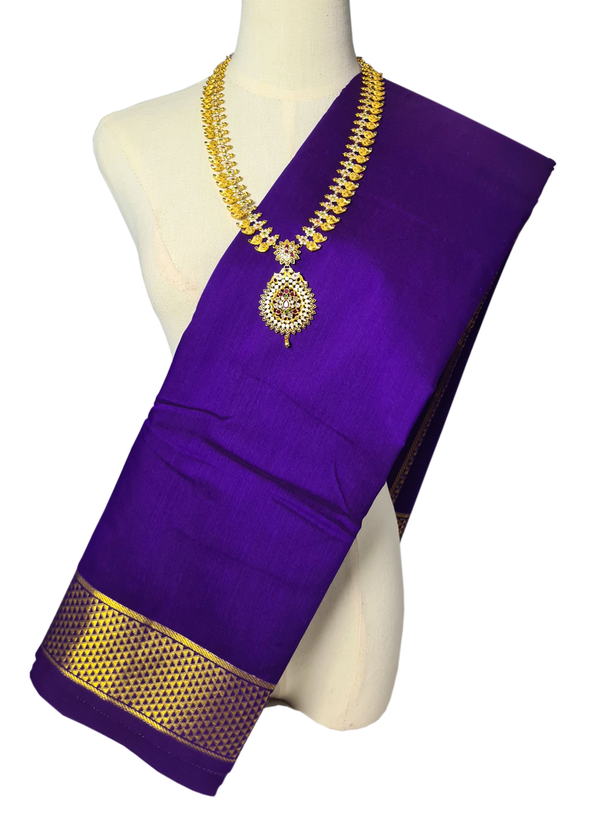 Vairaoosi Agarlic Cotton Silk Sarees