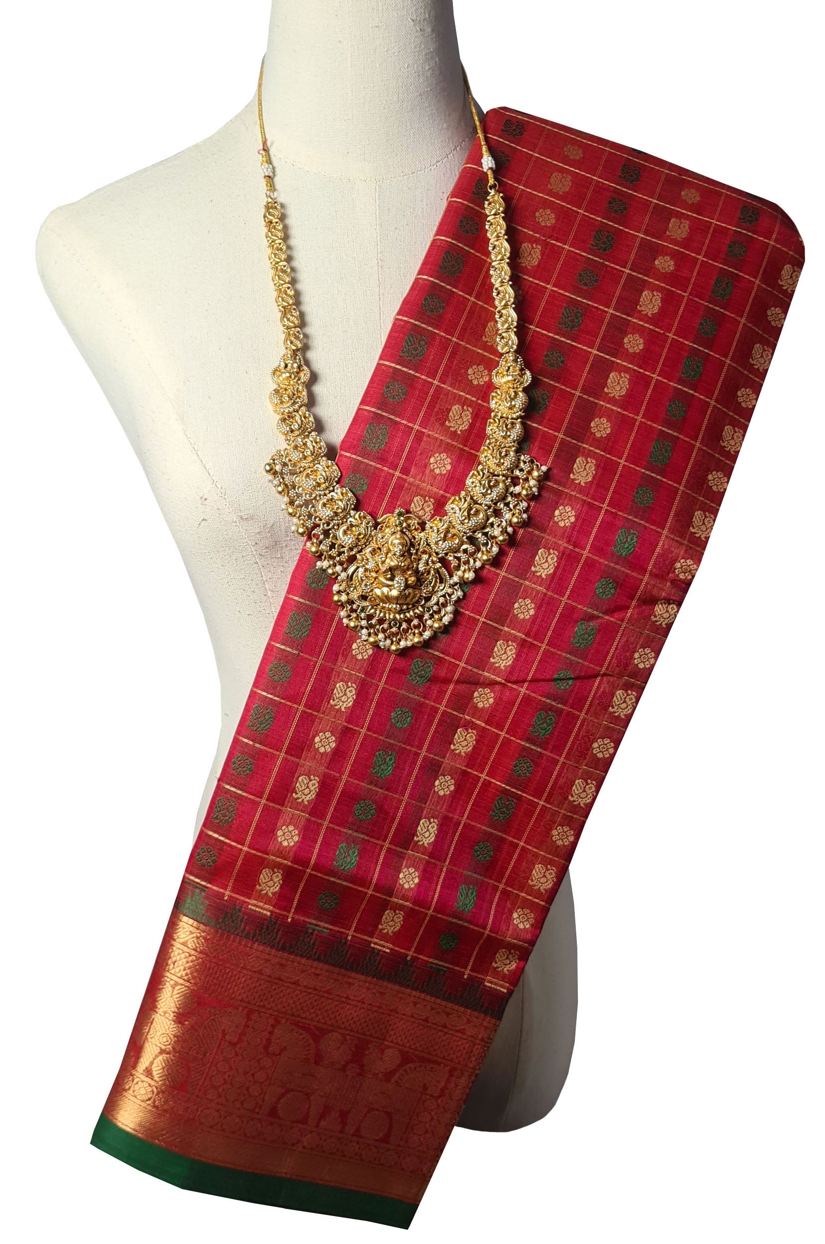 Kanchipuram Pure Silk Cotton Saree