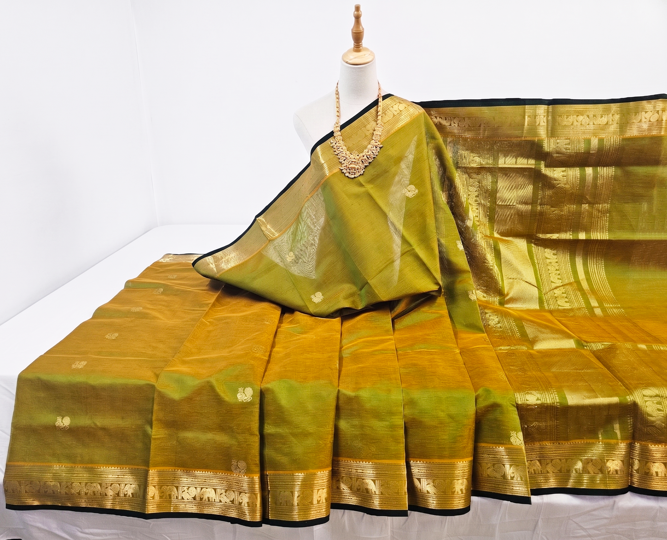 Kanchipuram Pure Silk Cotton Saree