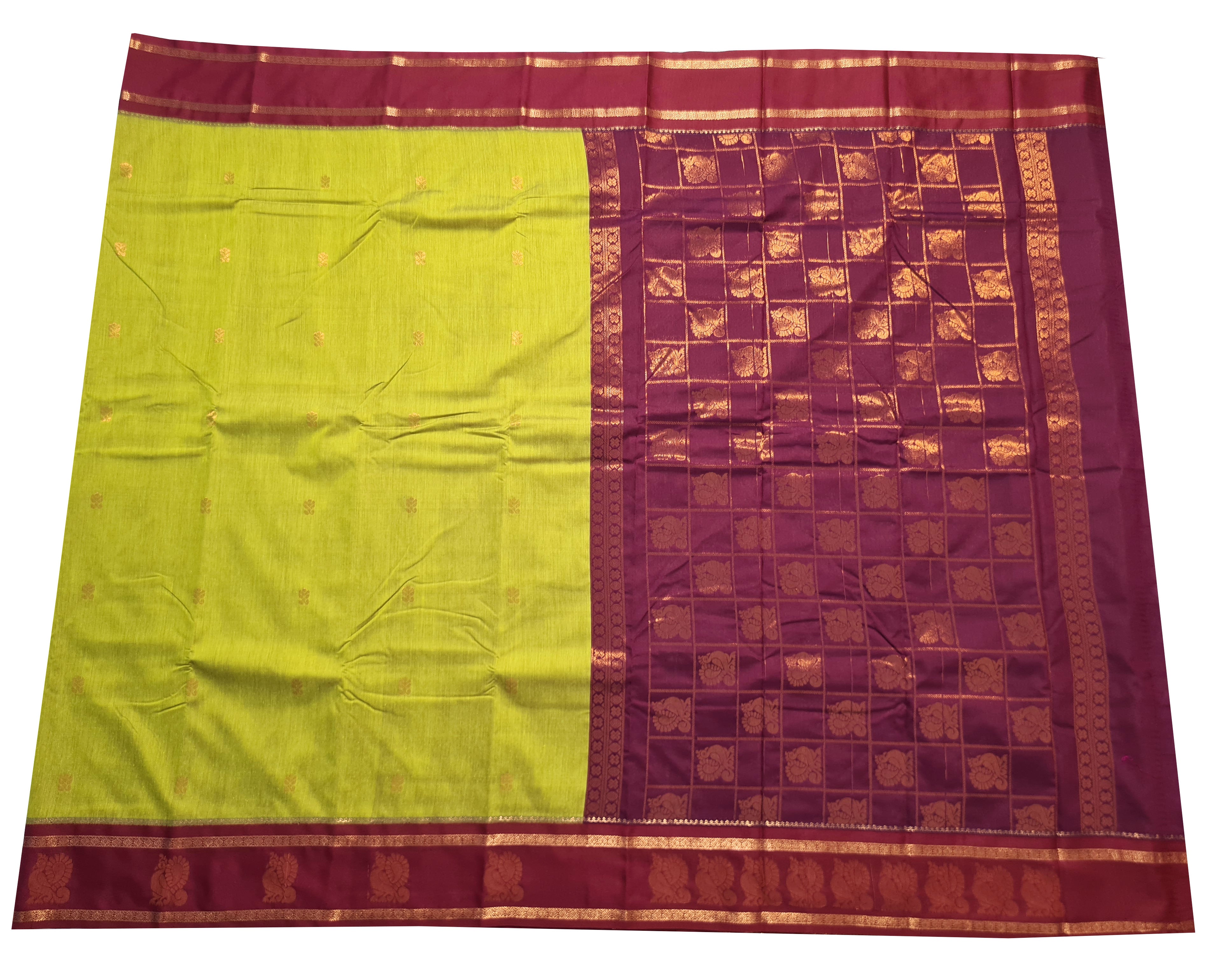 Vairaoosi Agarlic Cotton Silk Sarees