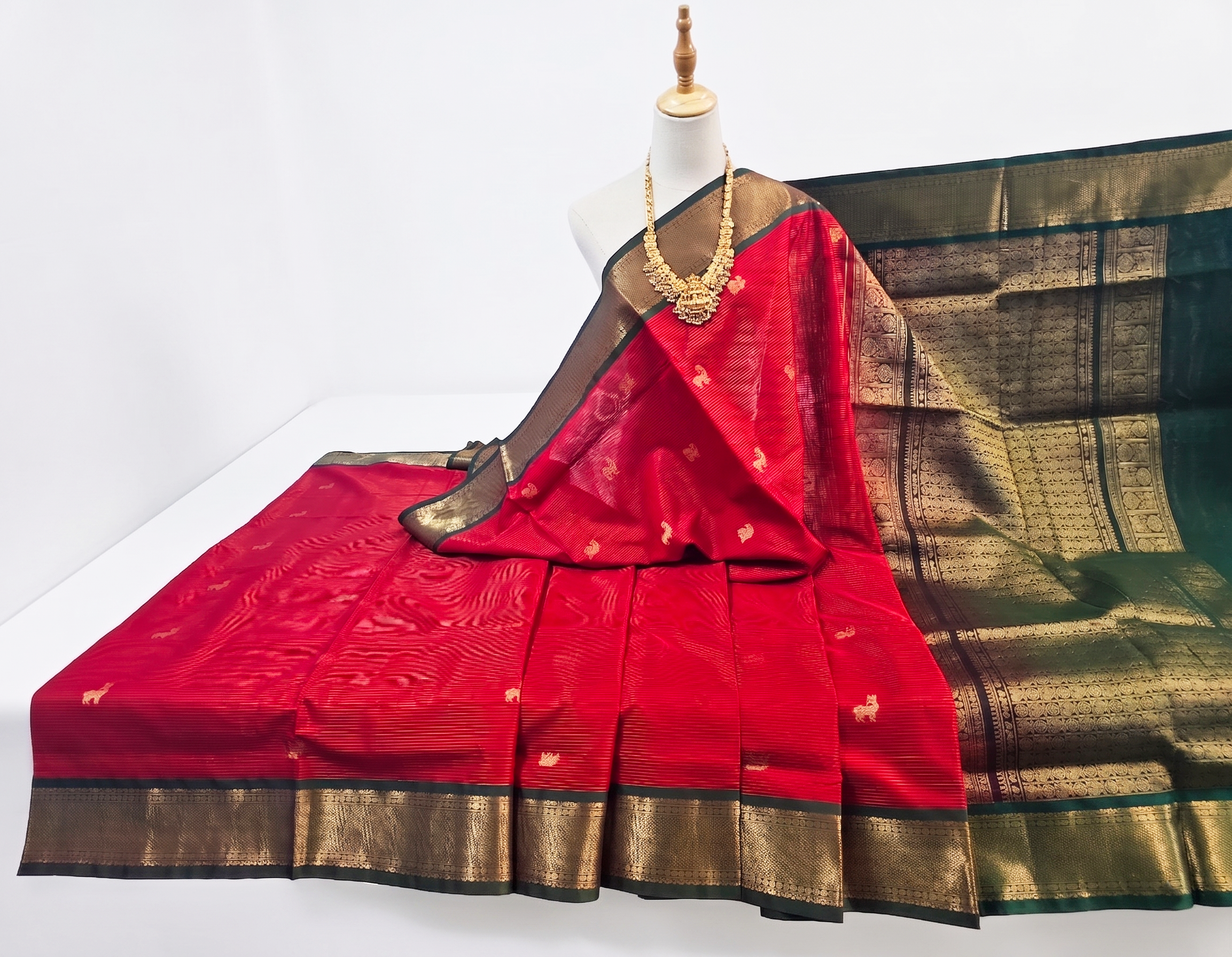 Kanchipuram Pure Silk Cotton Saree
