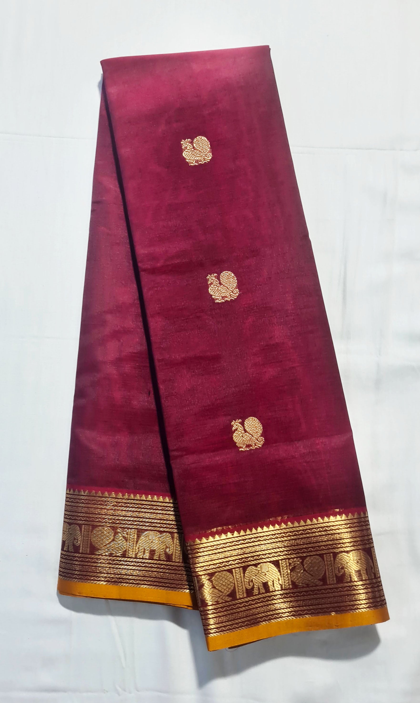 Kanchipuram Pure Silk Cotton Saree
