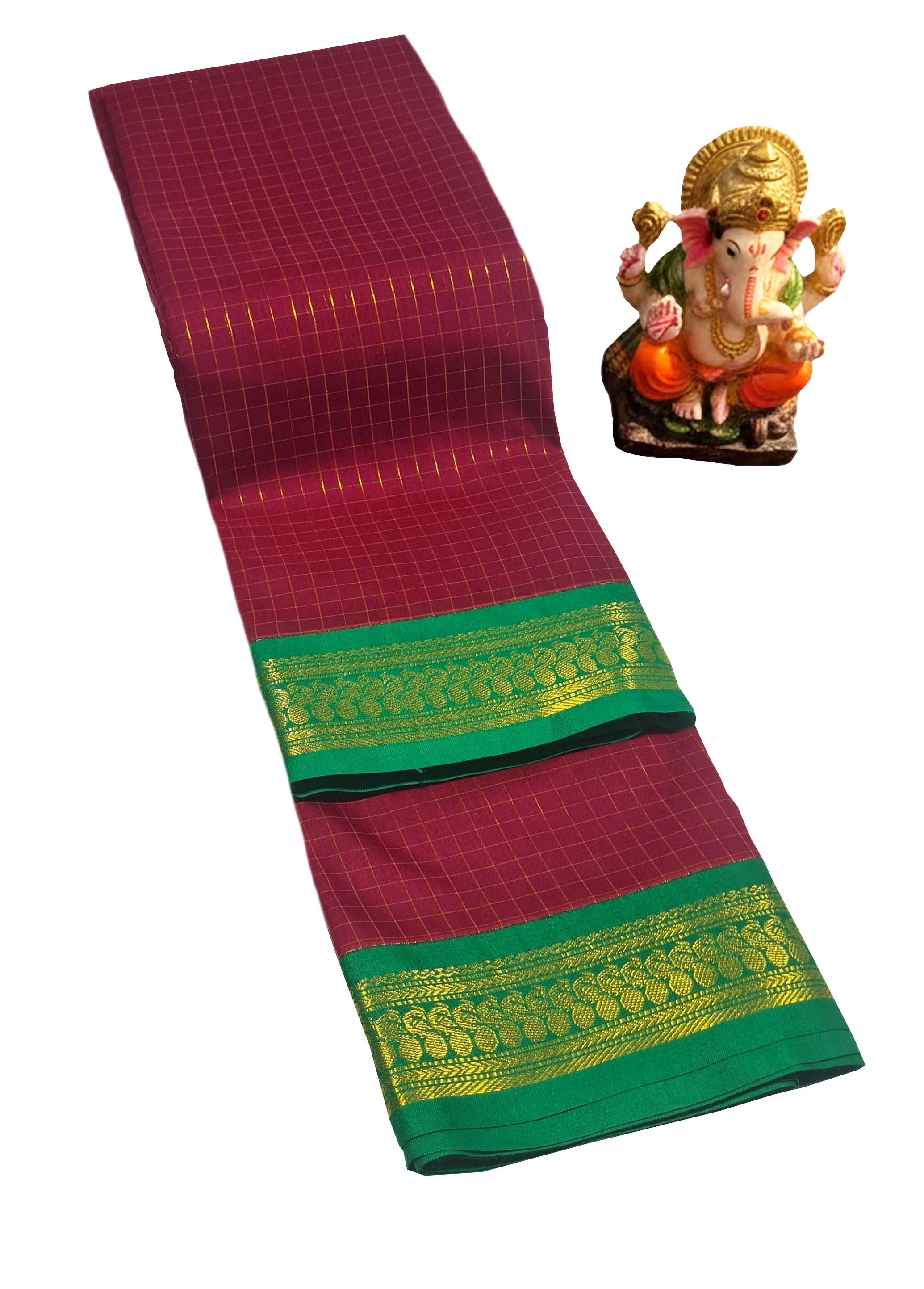 Kanchipuram Agarlic Cotton Sarees