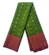 Kanchi Vegan Silk Saree With Contrast Blouse and Rich Jari Pallu