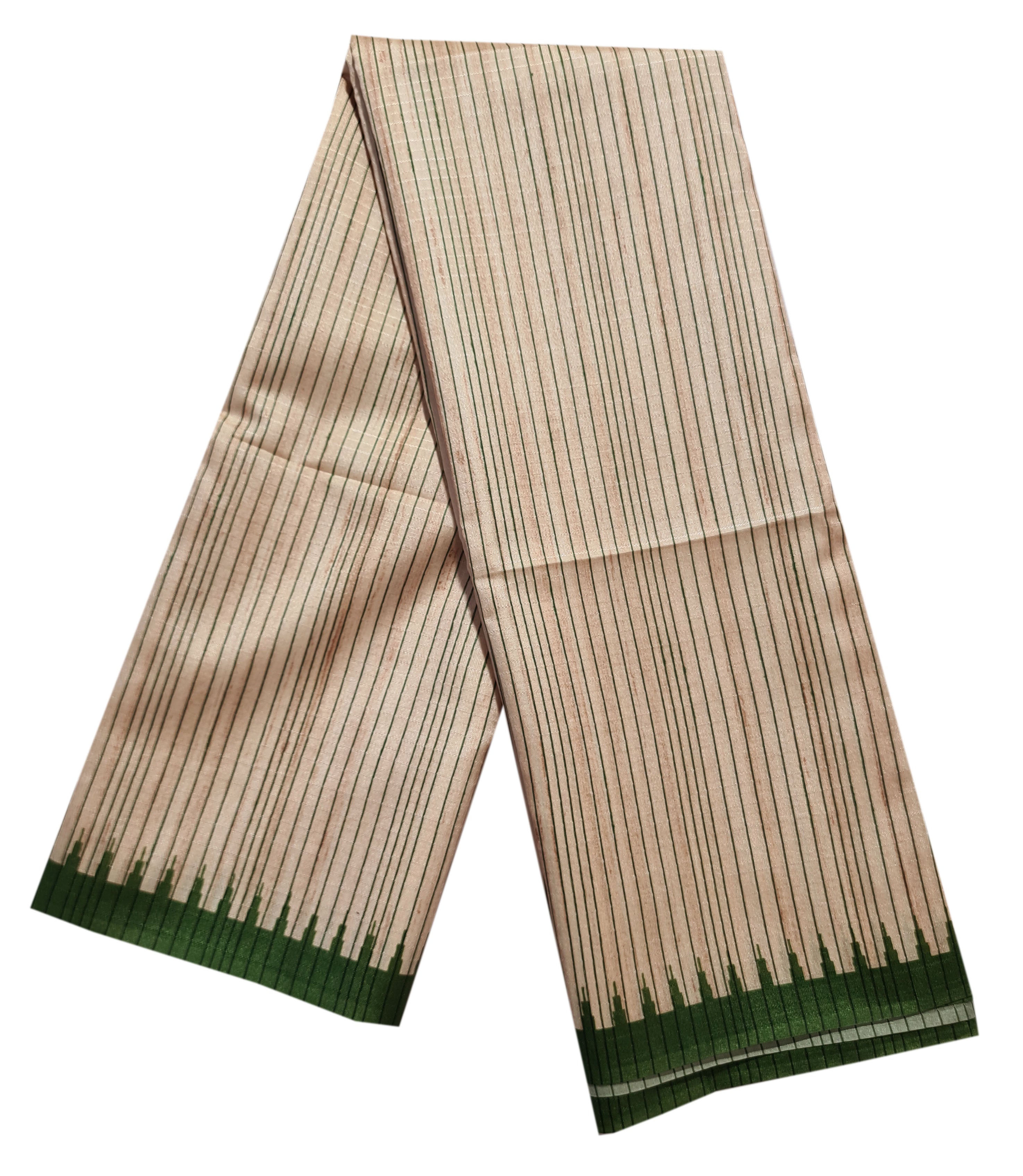 Semi Tussar Antic Design Sarees