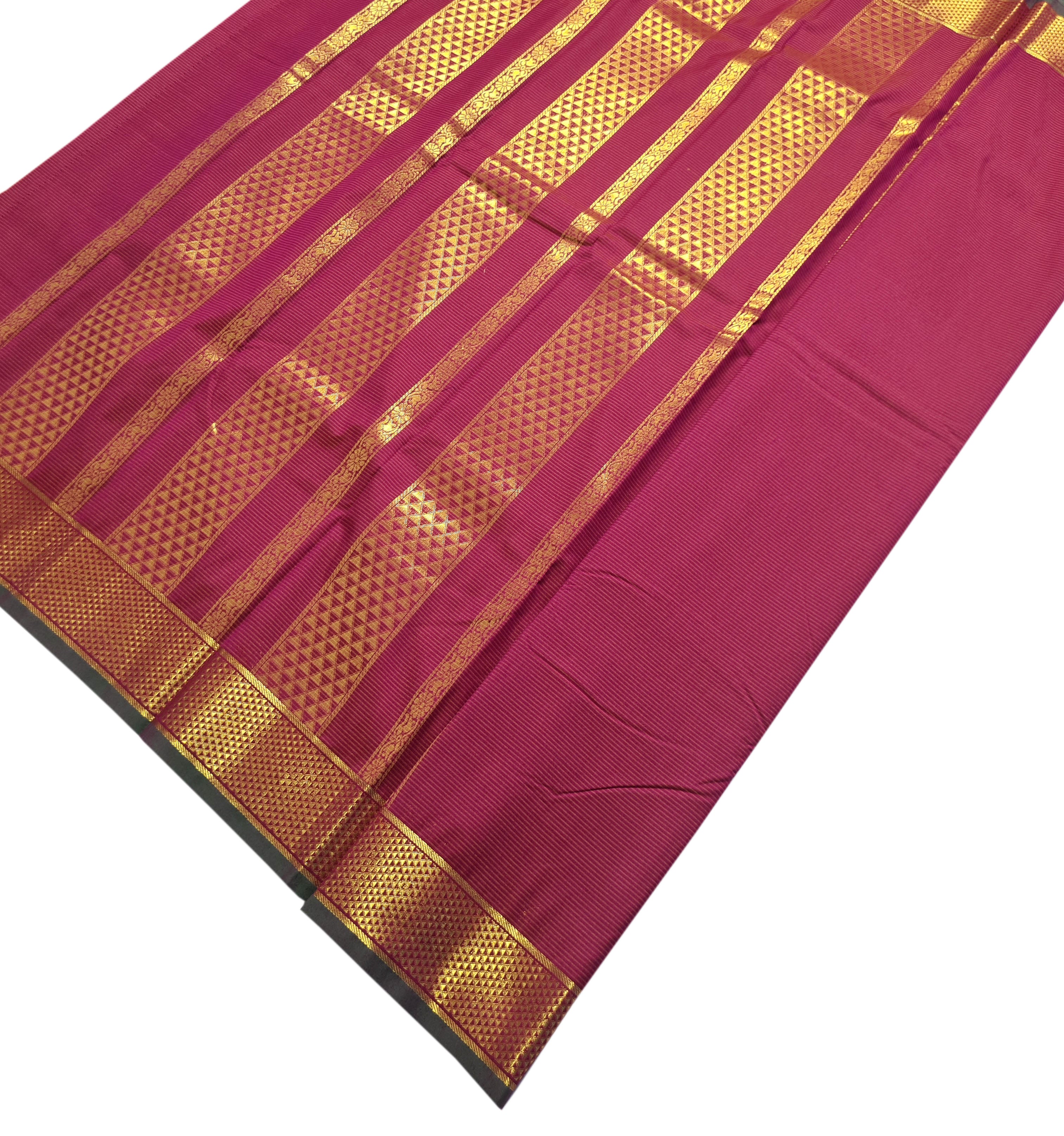 Vairaoosi Agarlic Cotton Silk Sarees