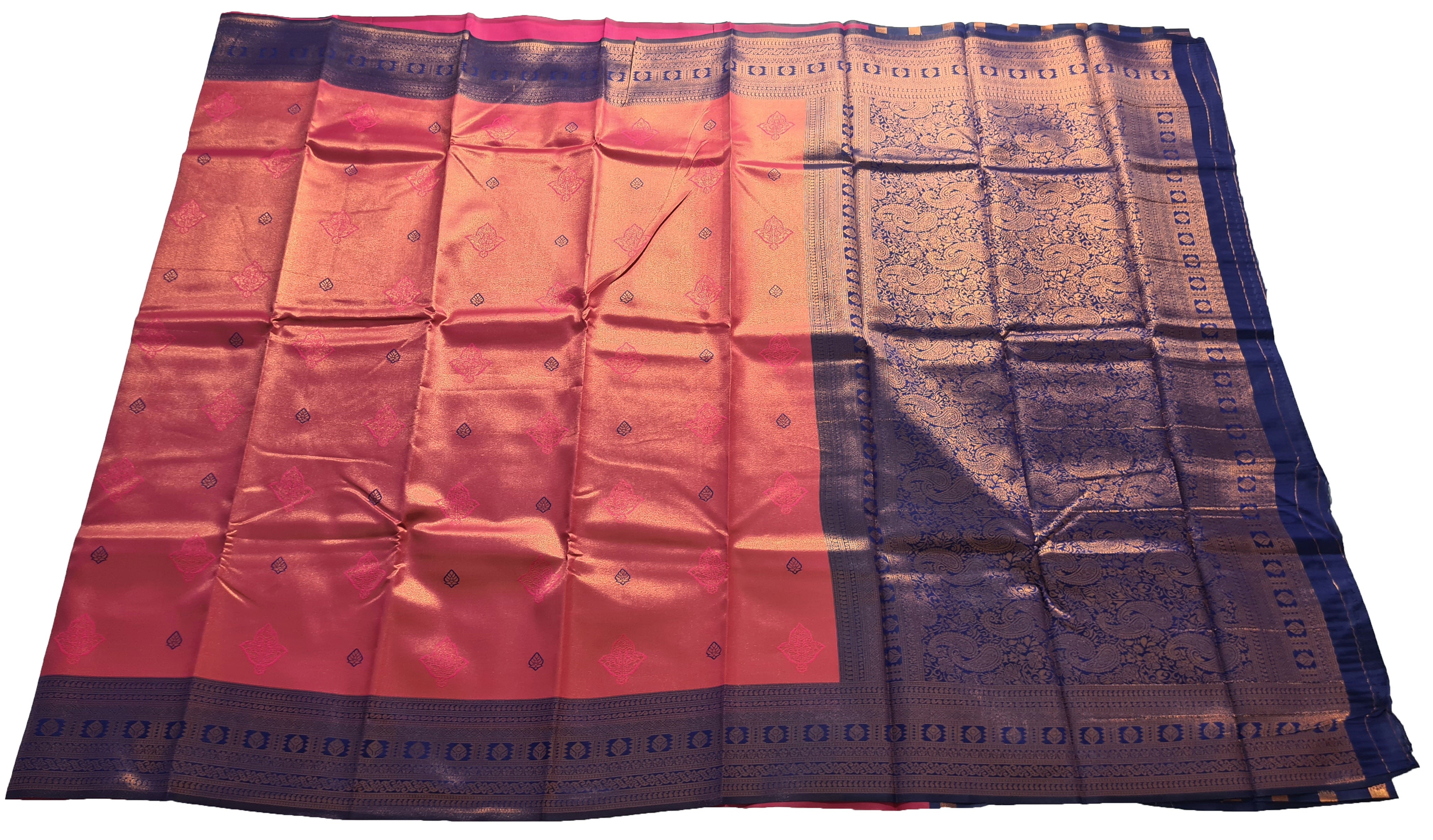 Antique Zari Butta Silk Saree