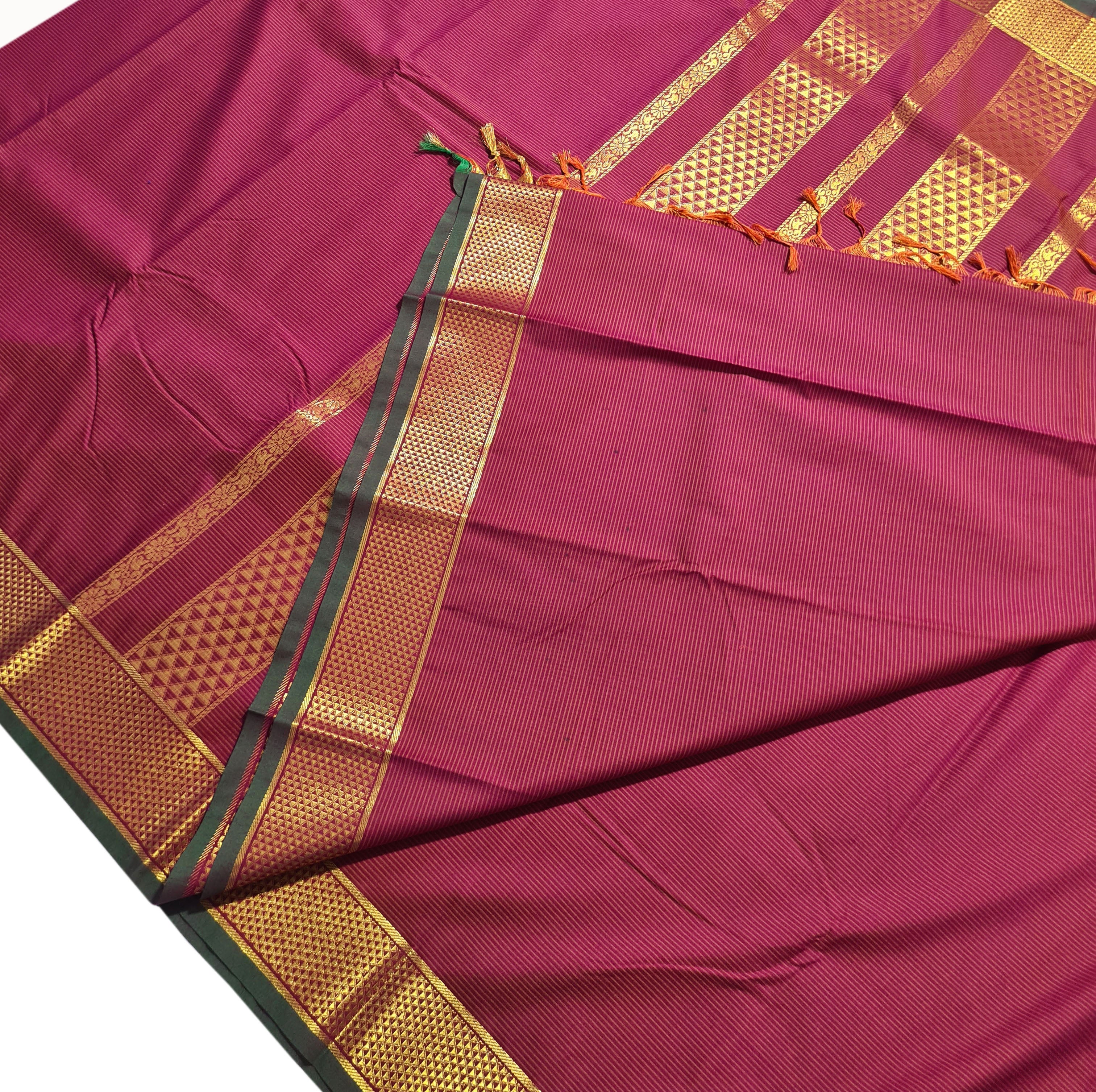 Vairaoosi Agarlic Cotton Silk Sarees