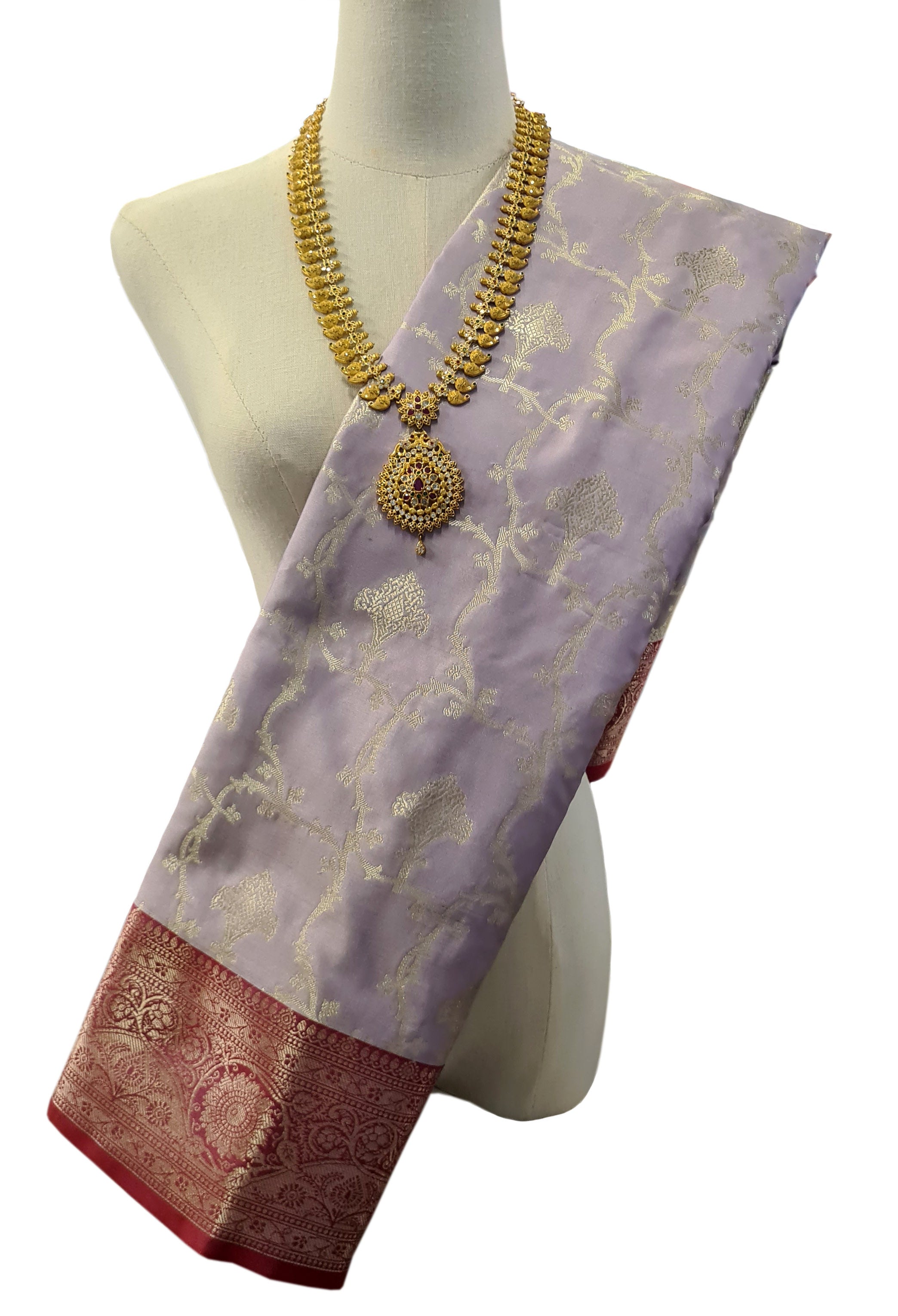 Banarasi Katan Jaal Silk Sarees