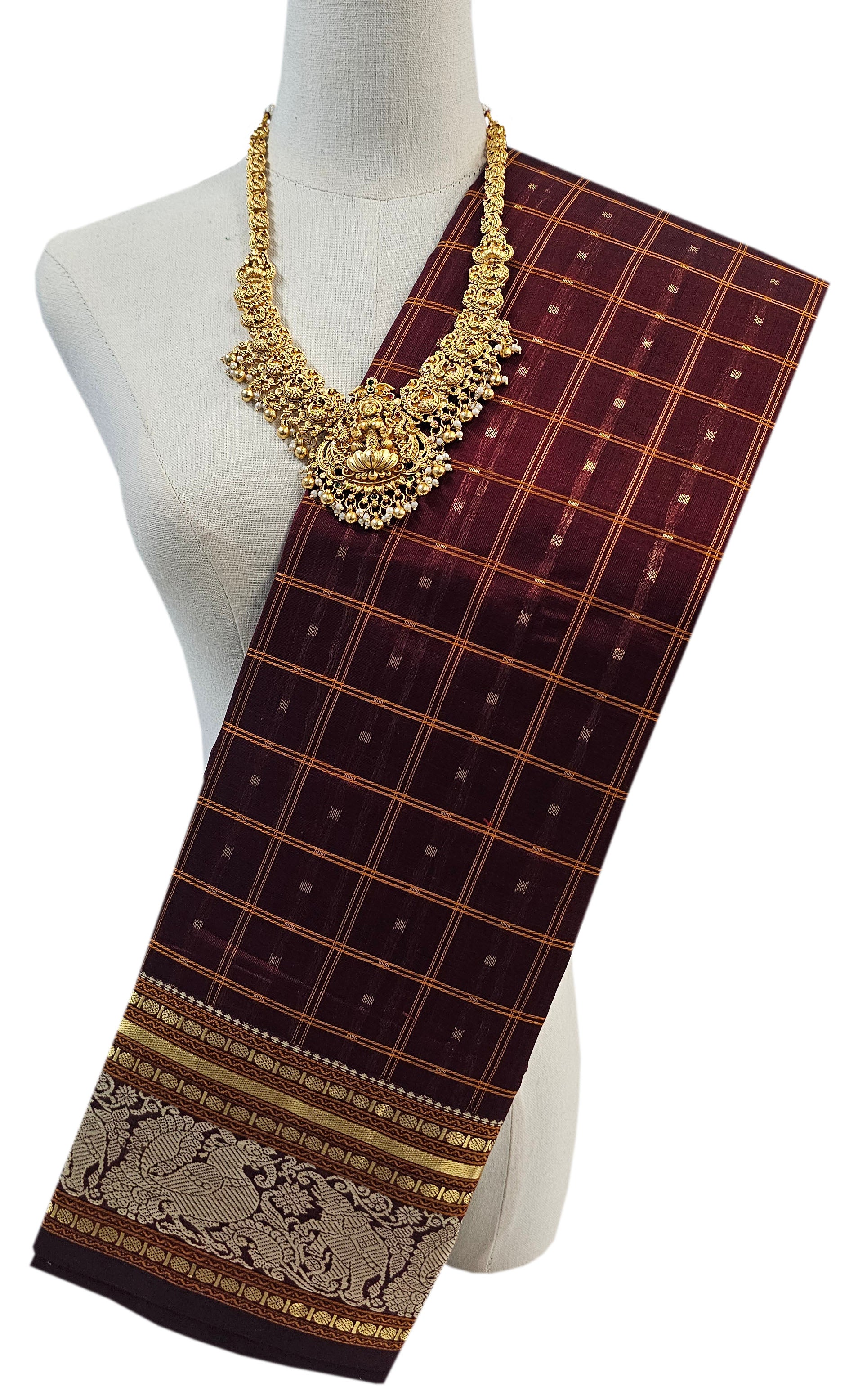 Kanchipuram Pure Silk Cotton Saree