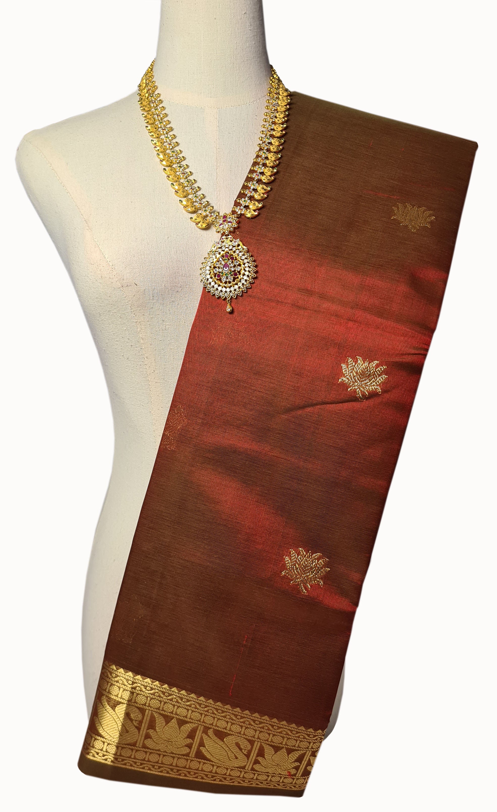 Kanchipuram Pure Silk Cotton Saree