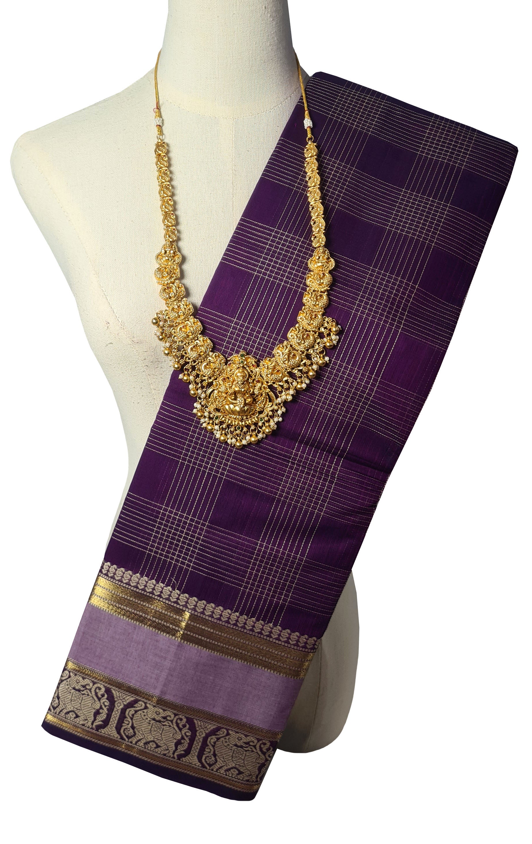 Kanchipuram Pure Silk Cotton Saree