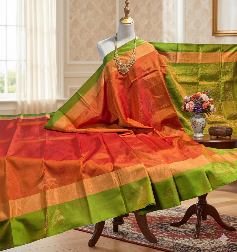 Kanchipuram Pure Soft Silk Saree